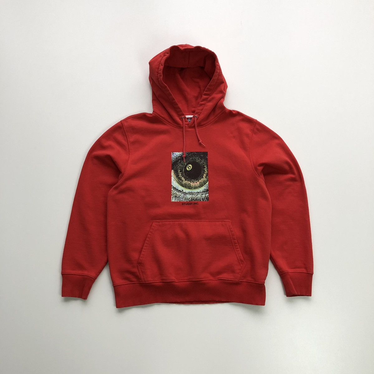 Stussy Stussy Acid Eye Logo Hoodie Red Rare Gorpcore Y2K Size US M / EU 48-50 / 2 - 1 Thumbnail