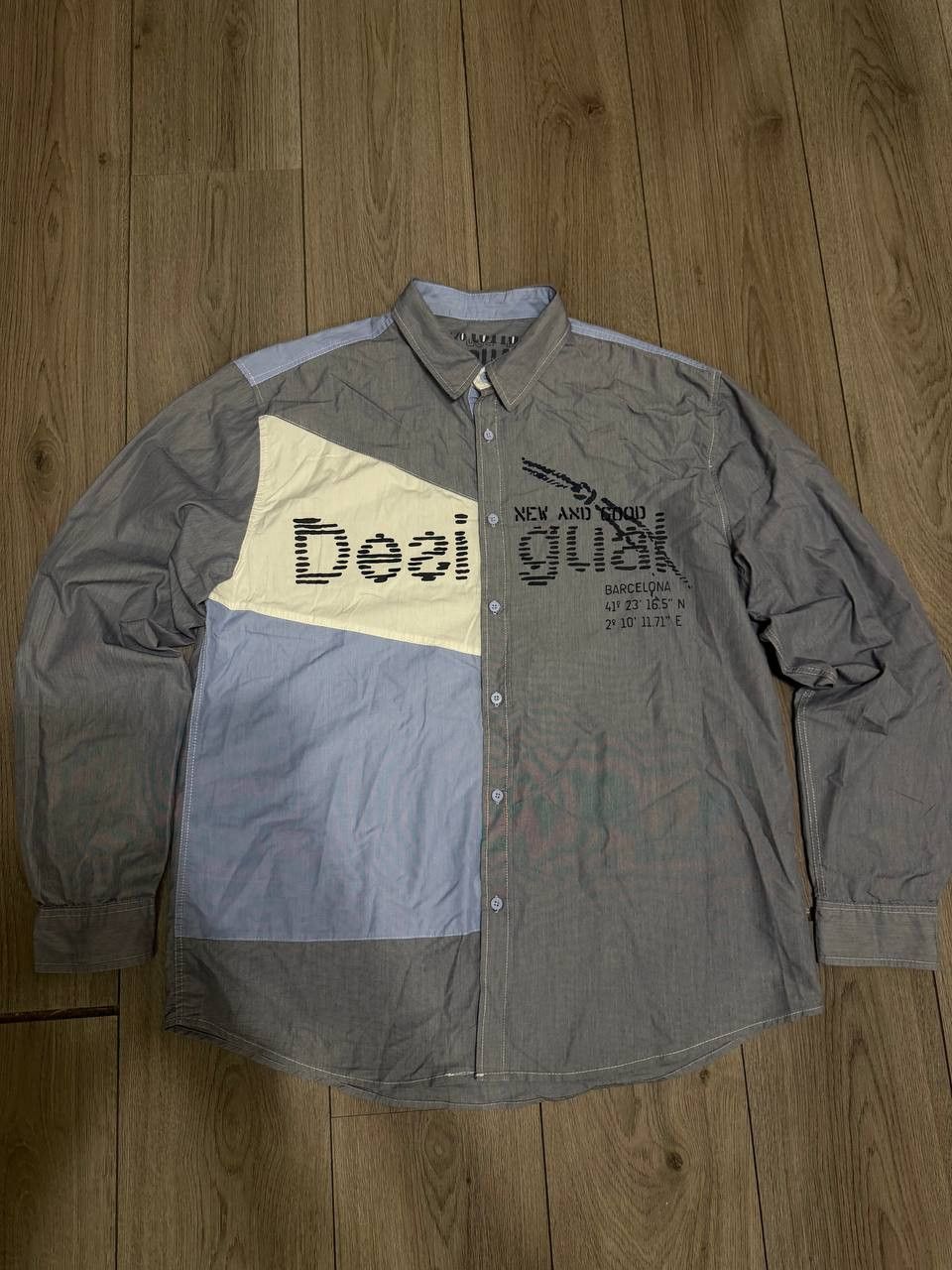 Desigual Desigual Shirt Mens Long Sleeve Size XXL Multicolor Regular Size US XXL / EU 58 / 5 - 2 Thumbnail