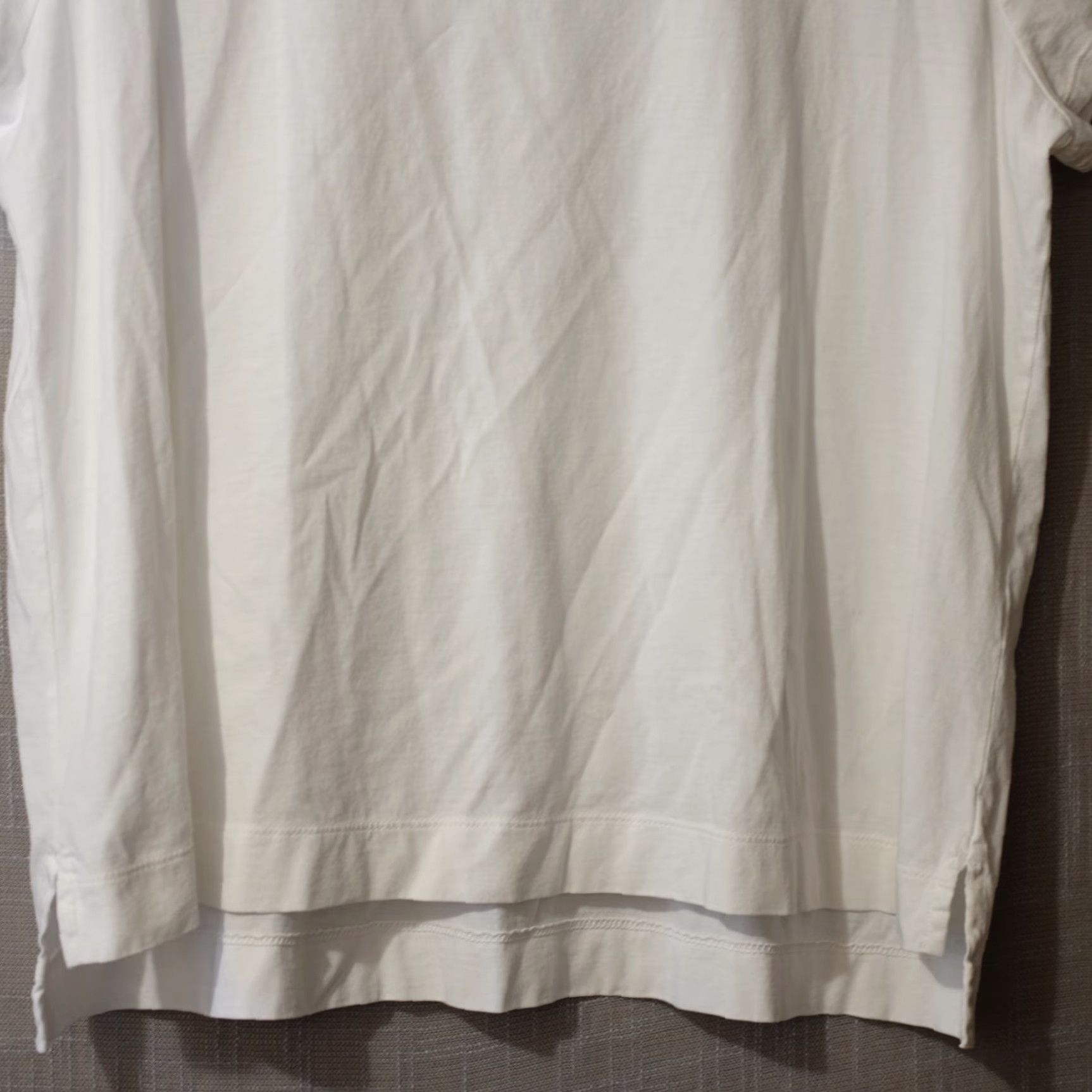 Vintage EUC Pure Jill T-Shirt Women’s XL White 100% Pima Cotton High-Low Tee Casual Easy Care Size XL / US 12-14 / IT 48-50 - 4 Thumbnail