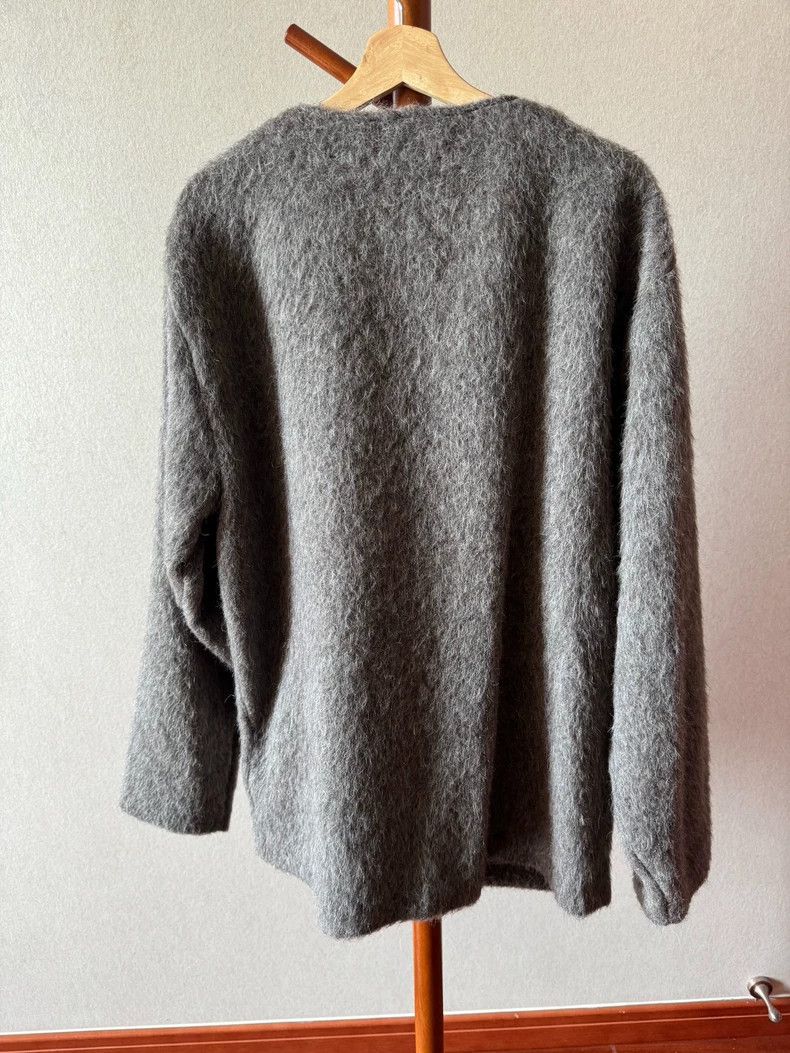 Our Legacy our legacy size 52 23fw gray horsehair cardigan 2502-Nexta Size US L / EU 52-54 / 3 - 3 Thumbnail