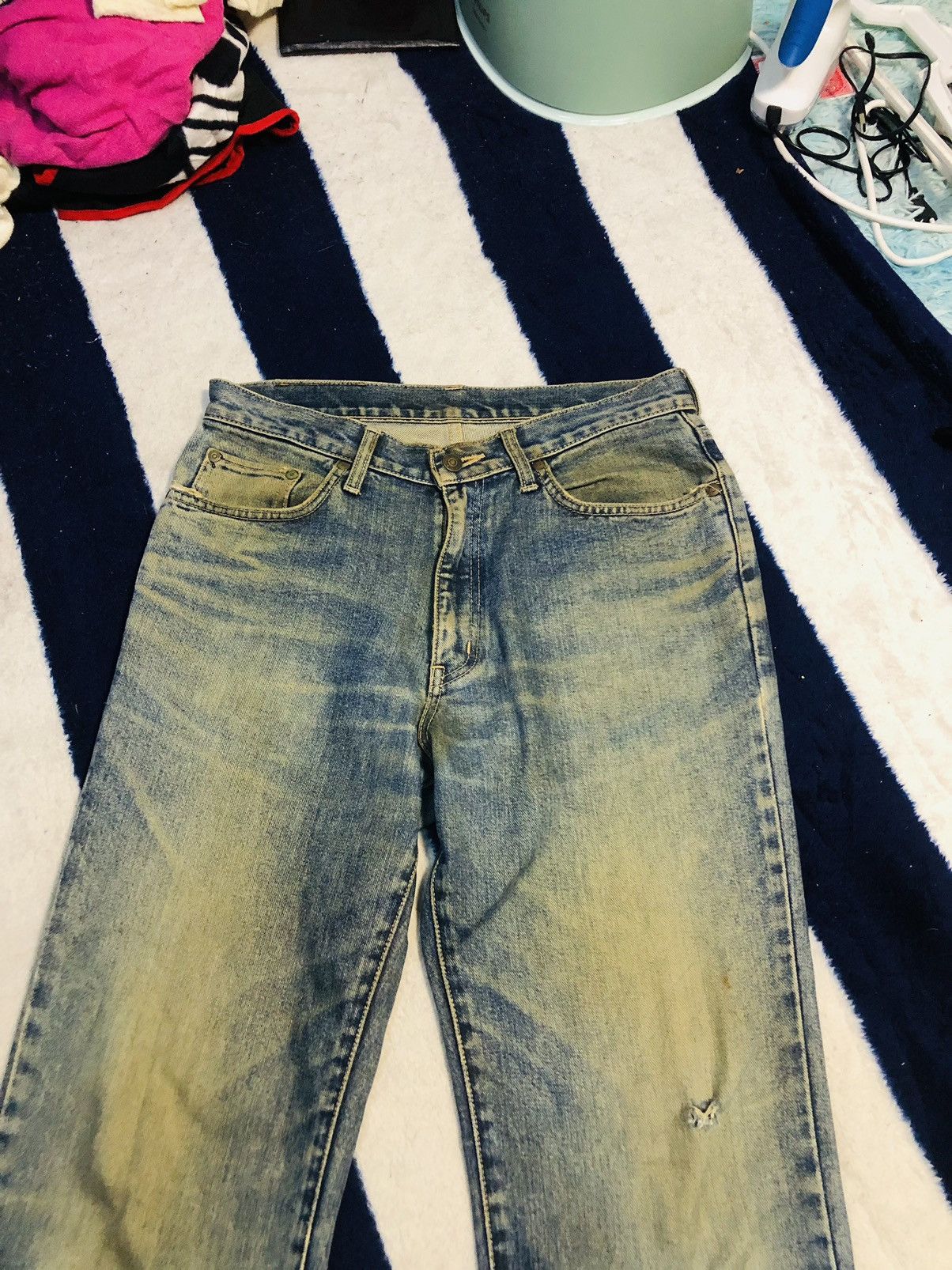 Edwin × Japanese Brand Edwin Distressed Jeans (1) Size US 31 - 3 Thumbnail