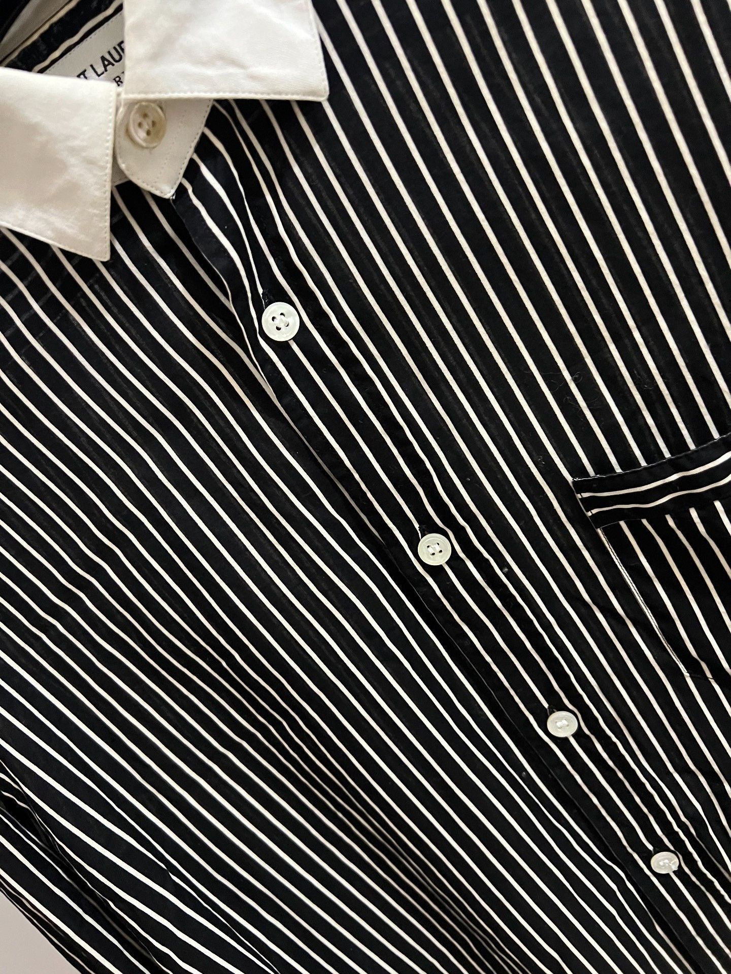 Saint Laurent Paris Saint Laurent 20SS Striped Shirt Size US M / EU 48-50 / 2 - 3 Thumbnail