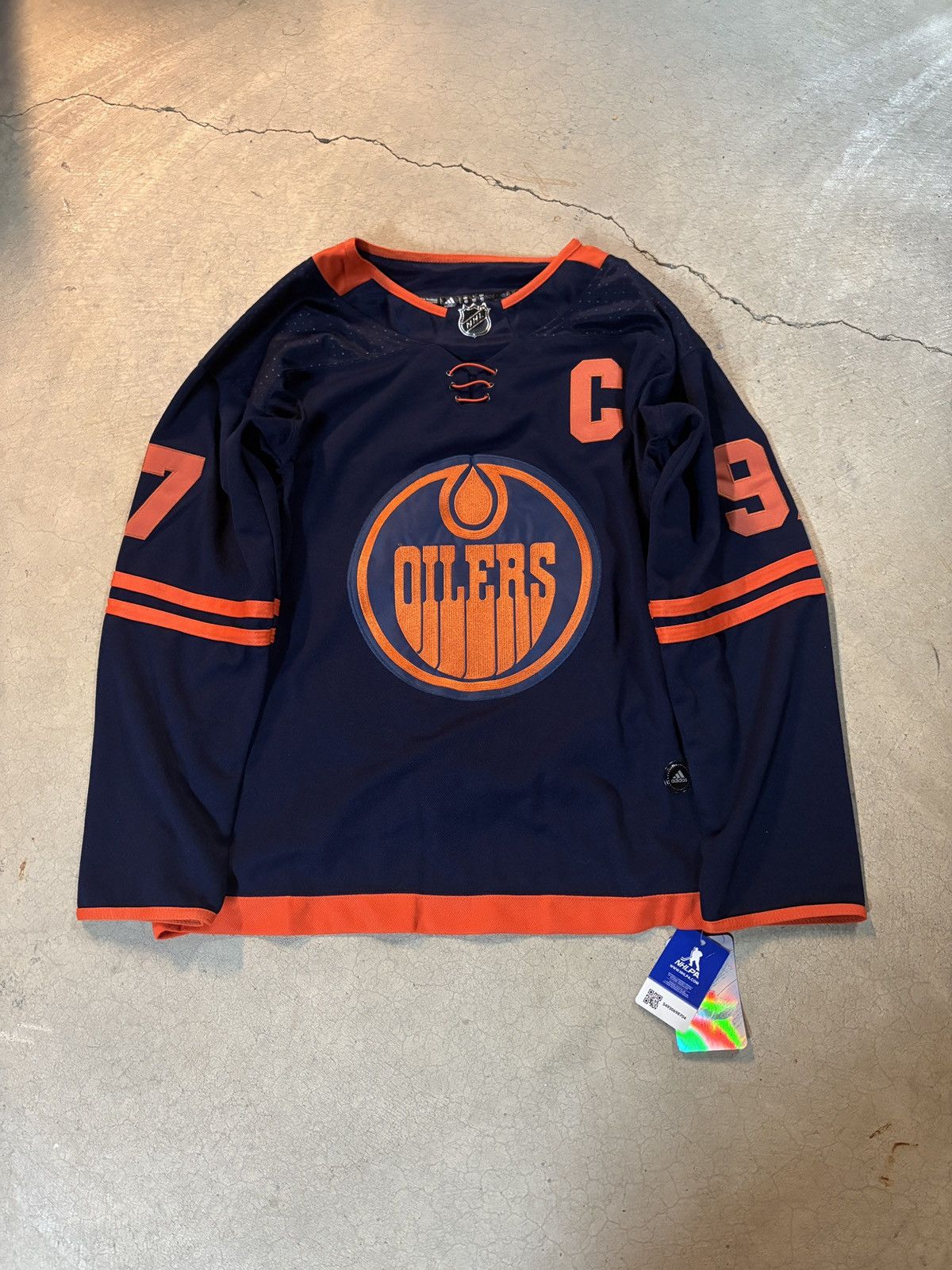Connor McDavid Edmonton Oilers Alternate Jersey Adidas Sz 50
