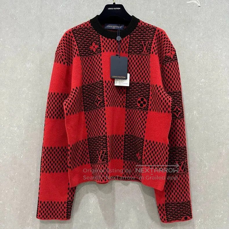 Louis Vuitton Louis Vuitton Logo Check Knit Sweater. Size US XS / EU 42 / 0 - 1 Thumbnail