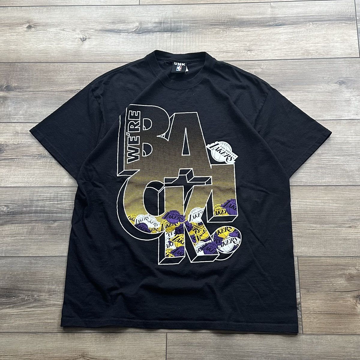 NBA Vintage 2000s Y2K Los Angeles Lakers NBA Graphic Tee Size US XL / EU 56 / 4 - 1 Thumbnail