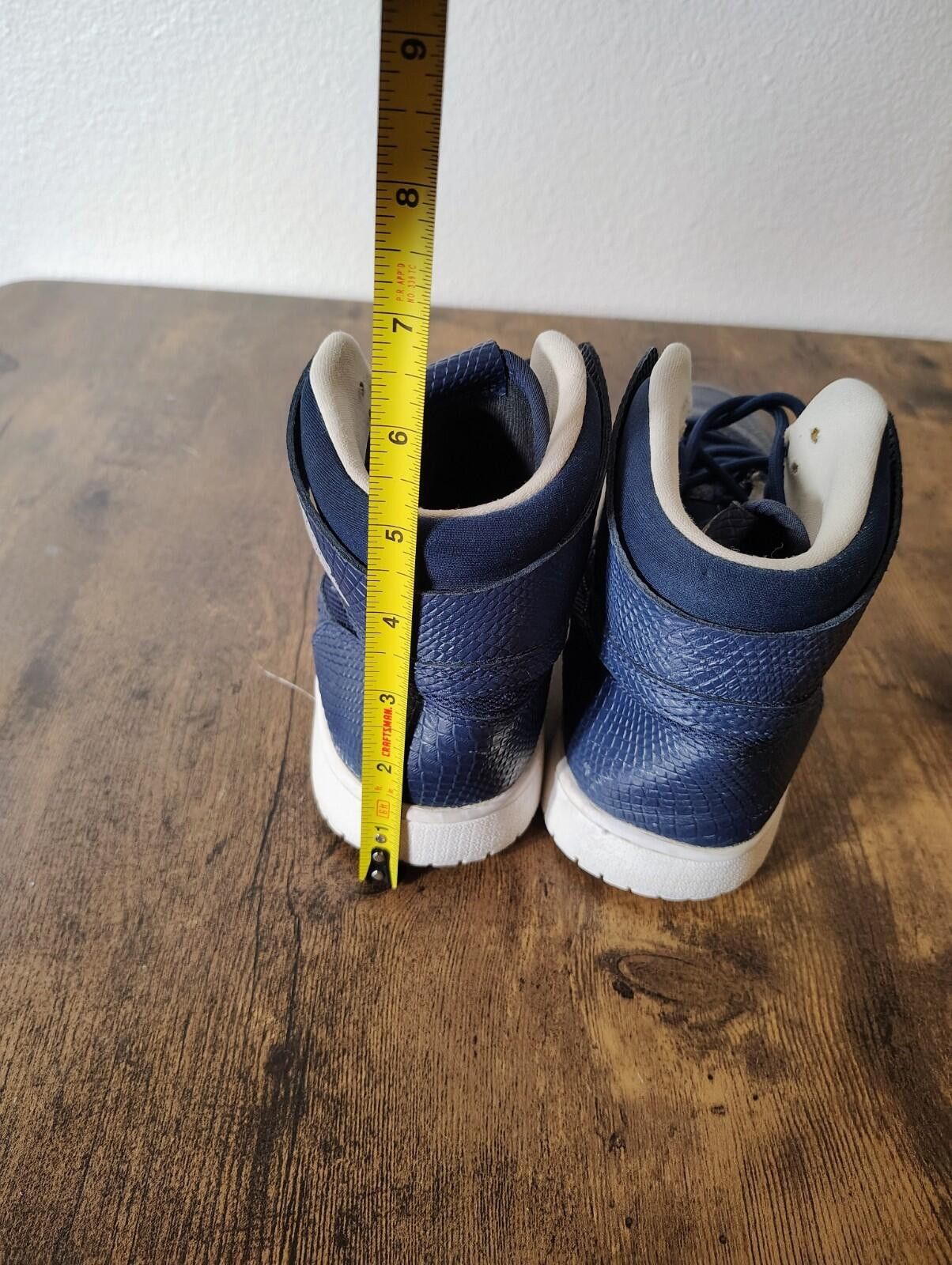 Jordan Brand Nike Air Jordan 1 Retro High Nouveau 'Navy Snake' Sz 8.5 Size US 8.5 / EU 41-42 - 5 Thumbnail