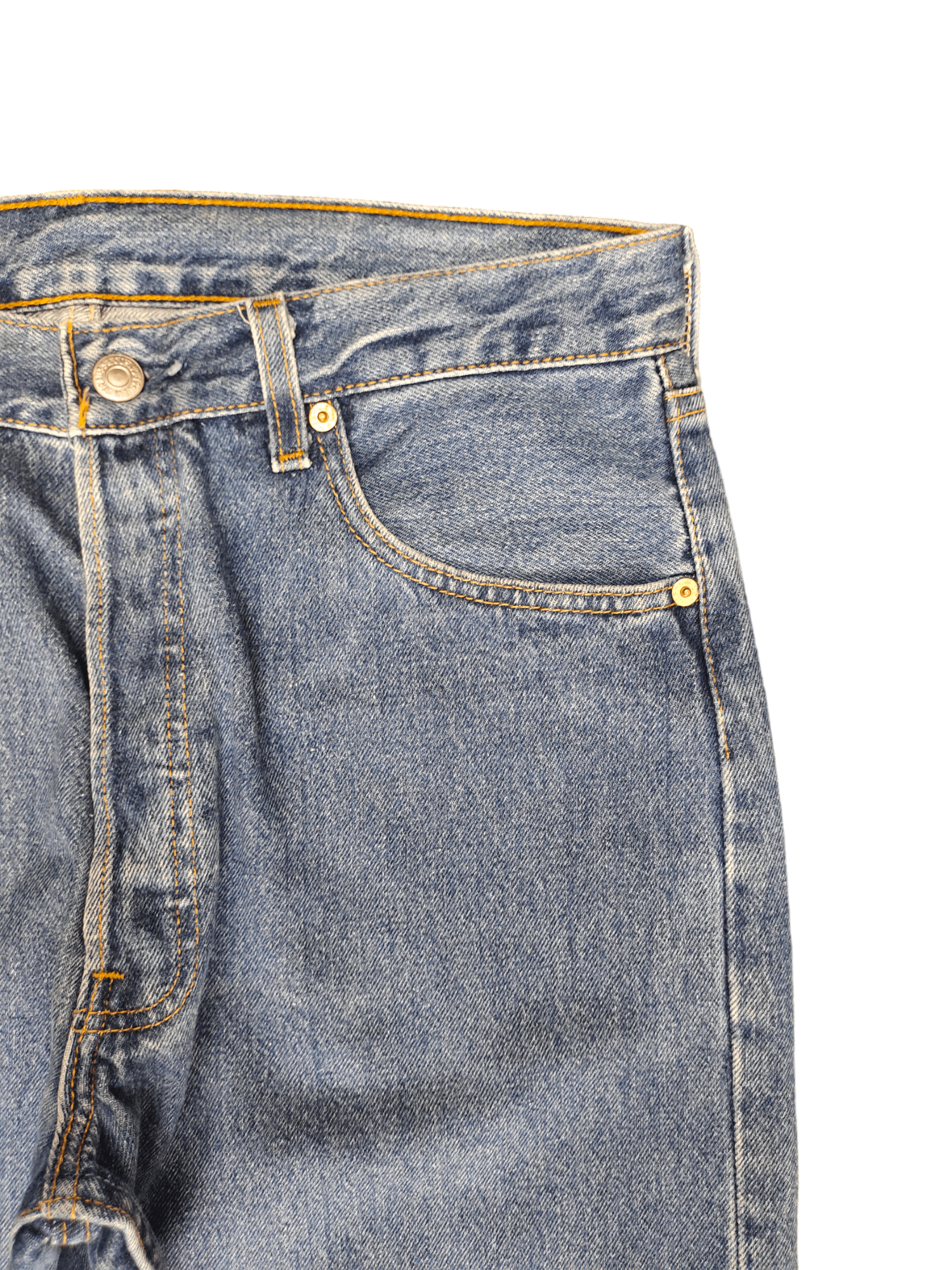 Levi's Vintage Clothing Size 32x30 Vintage 90s Levis 501 Jeans Made In Usa Size US 32 / EU 48 - 3 Thumbnail