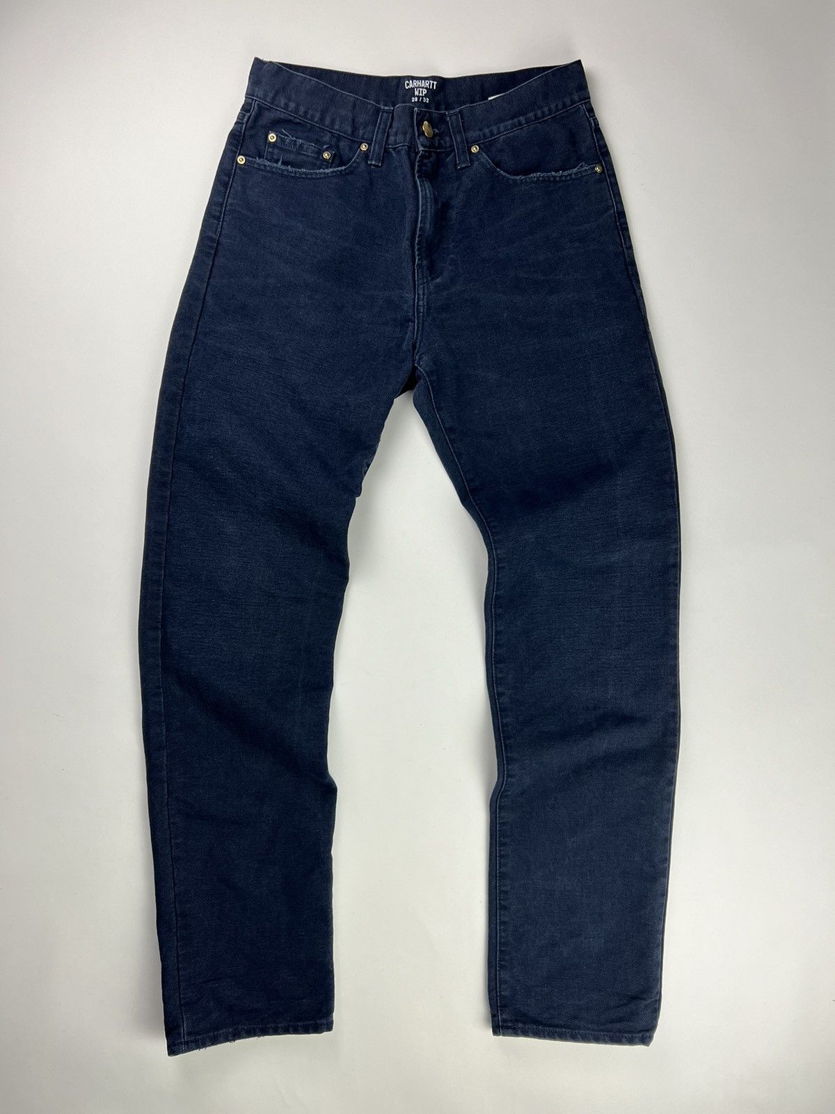 Carhartt × Carhartt Wip × Vintage Dark blue pants Carhartt WIP 28/32 Size US 30 / EU 46 - 3 Thumbnail