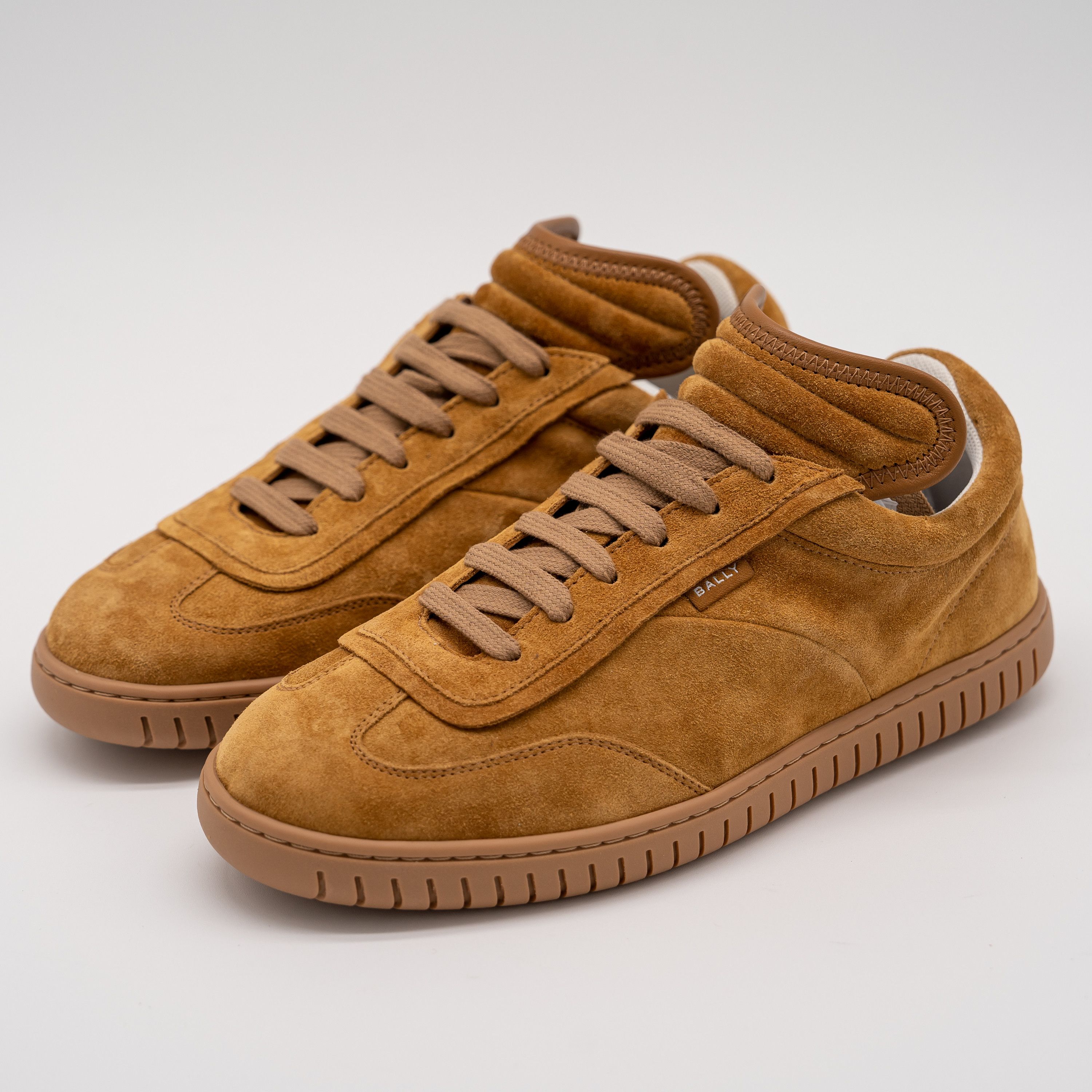 Bally 7.5 Bally Parrel Desert Brown Tan Suede Sneakers Size US 7.5 / EU 40-41 - 1 Thumbnail