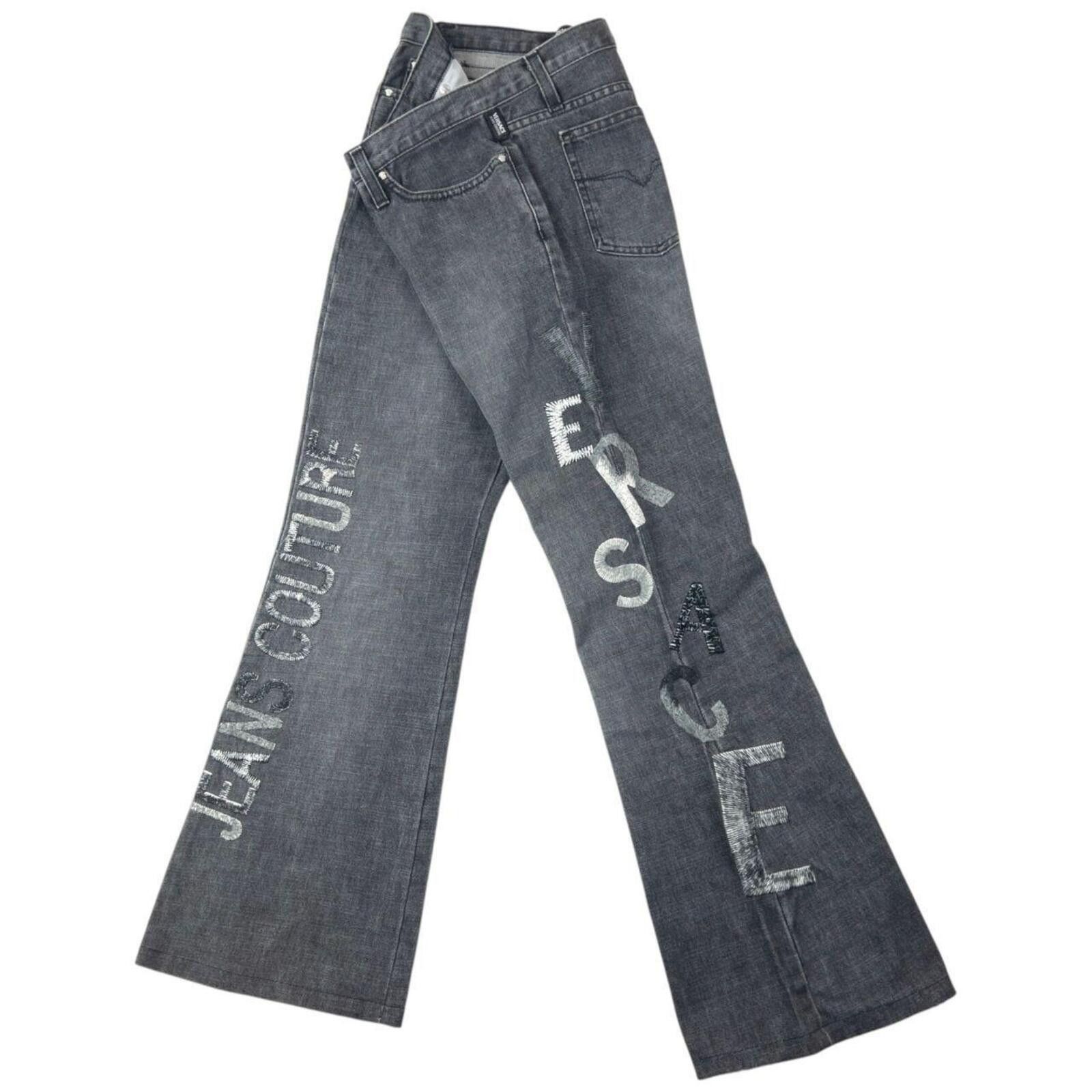 Versace Vintage 2000s Versace Jeans Couture Denim Jeans Size W29 Size 29" - 2 Thumbnail