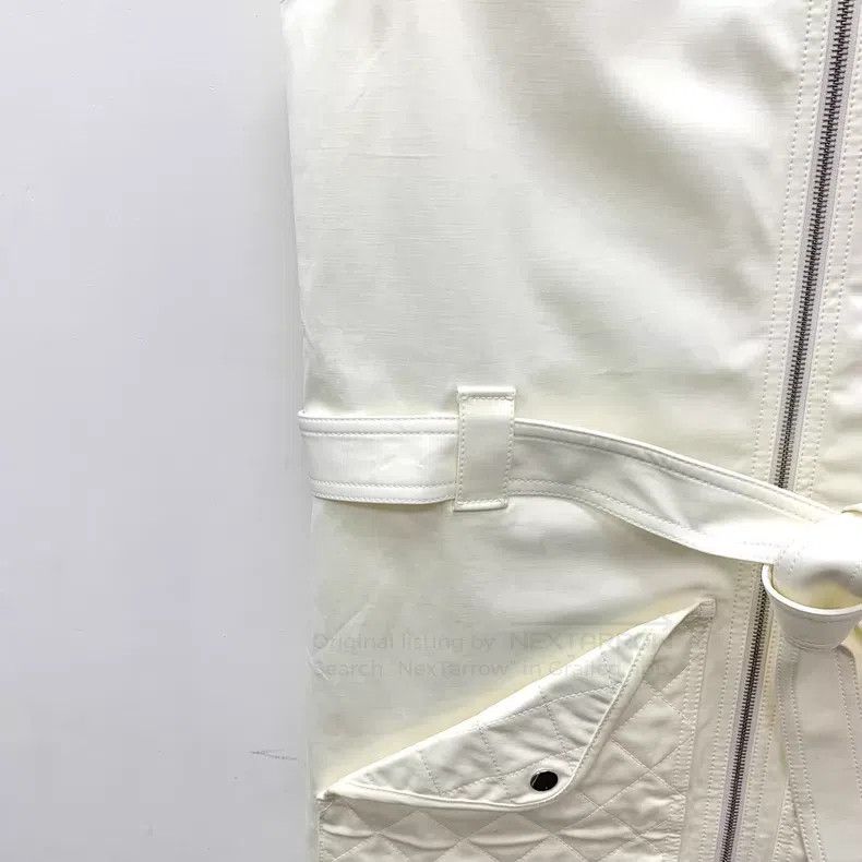Hermes Hermes White cotton belt waist sleeveless dress Size S / US 4 / IT 40 - 4 Thumbnail