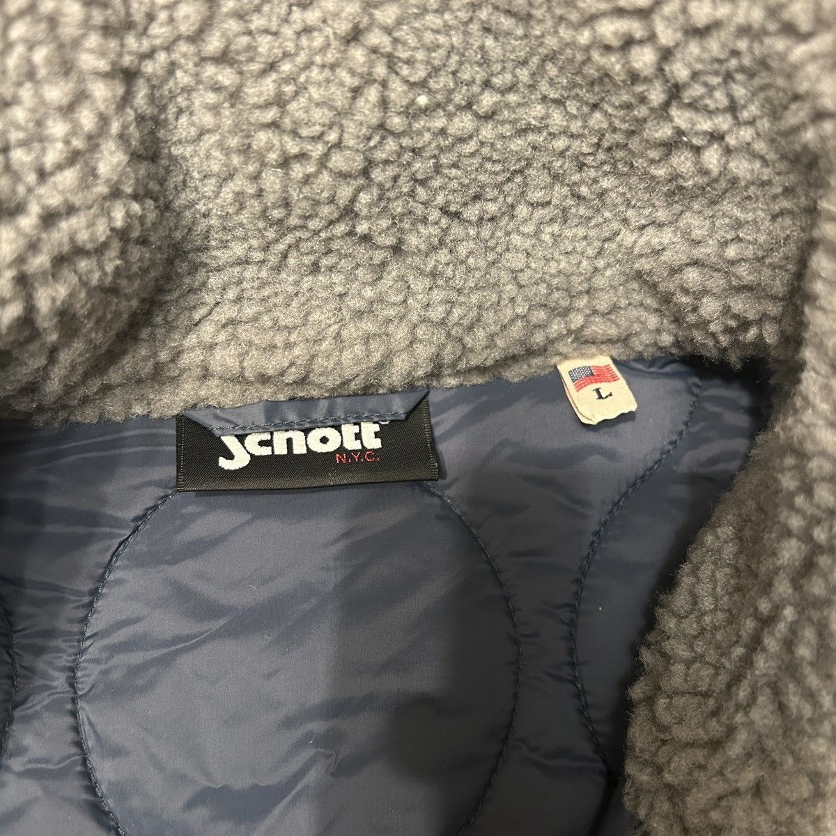Schott Schott NYC Pullover Fleece jacket Size US L / EU 52-54 / 3 - 4 Thumbnail