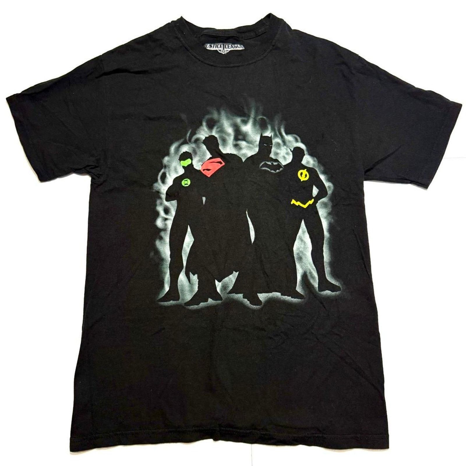 DC Comics Justice League Graphic T-shirt Men's M Black DC Comics Size US M / EU 48-50 / 2 - 1 Thumbnail