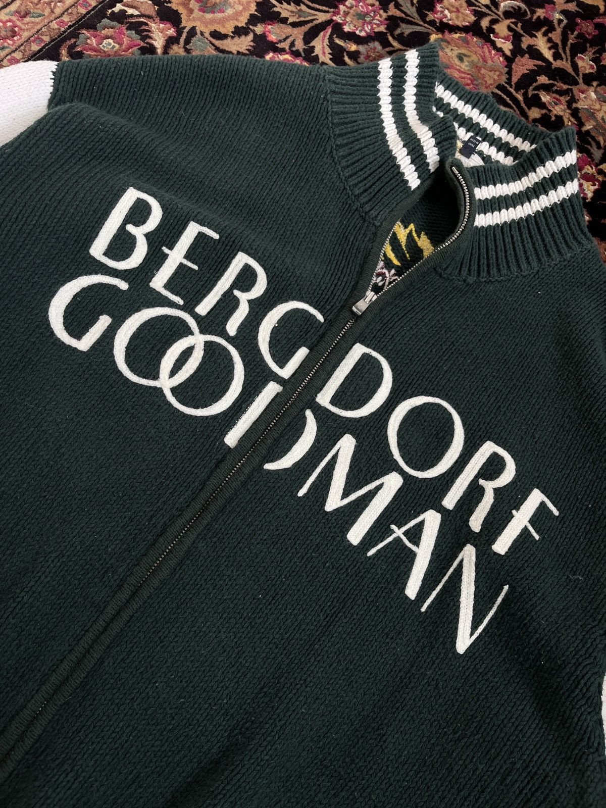 Bergdorf Goodman × Kith Kith Bergdorf Goodman Wool Coaches Jacket Size US XL / EU 56 / 4 - 2 Thumbnail