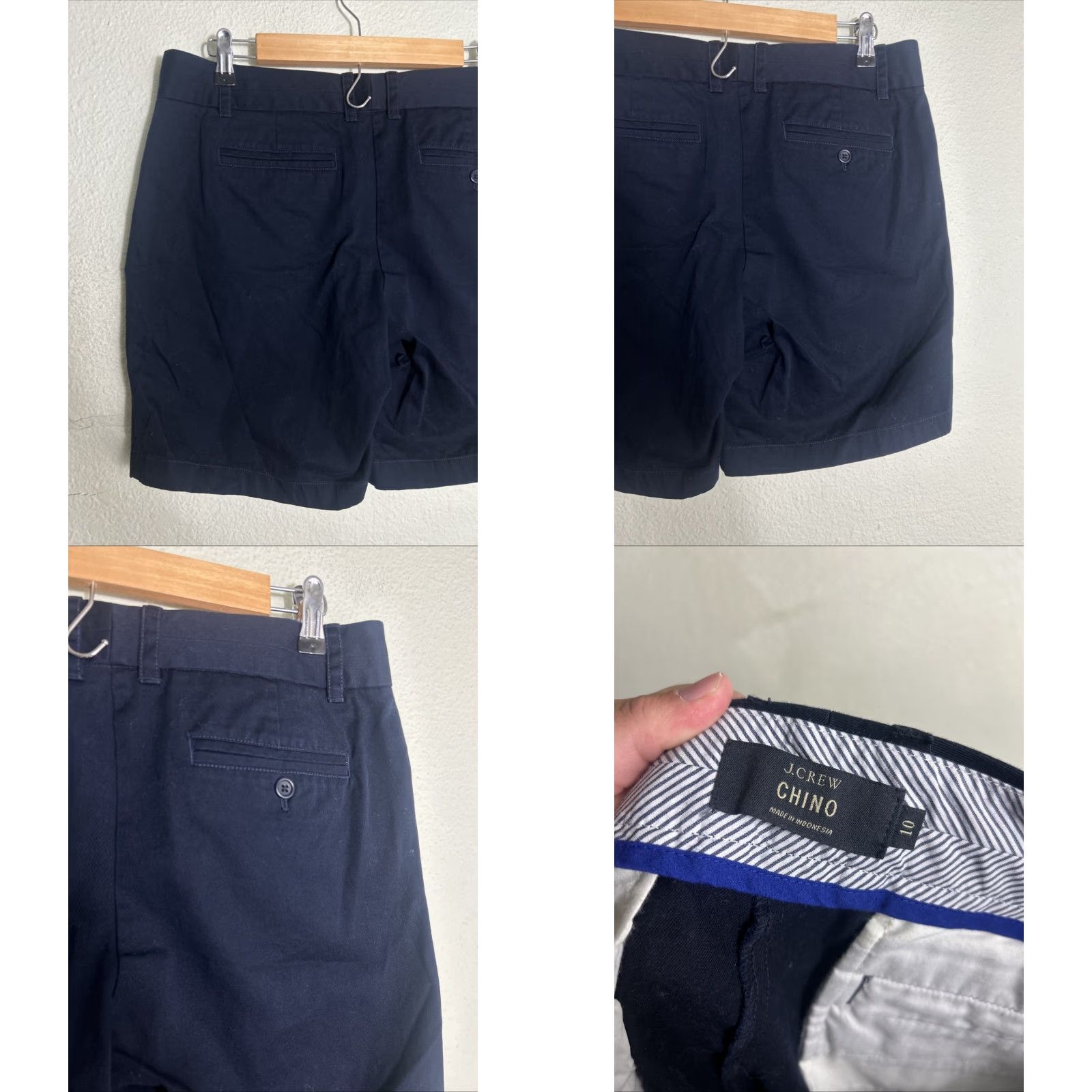 J.Crew J.CREW Chino Shorts Women’s 10 Navy Blue 32x9 Size 32" / US 10 / IT 46 - 8 Thumbnail