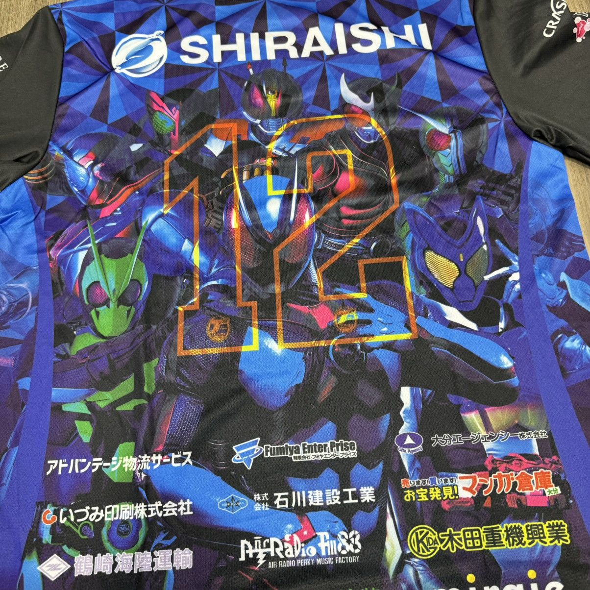 Anime FC Oita Trinita x Kamen Rider supporter jersey Size US L / EU 52-54 / 3 - 6 Thumbnail