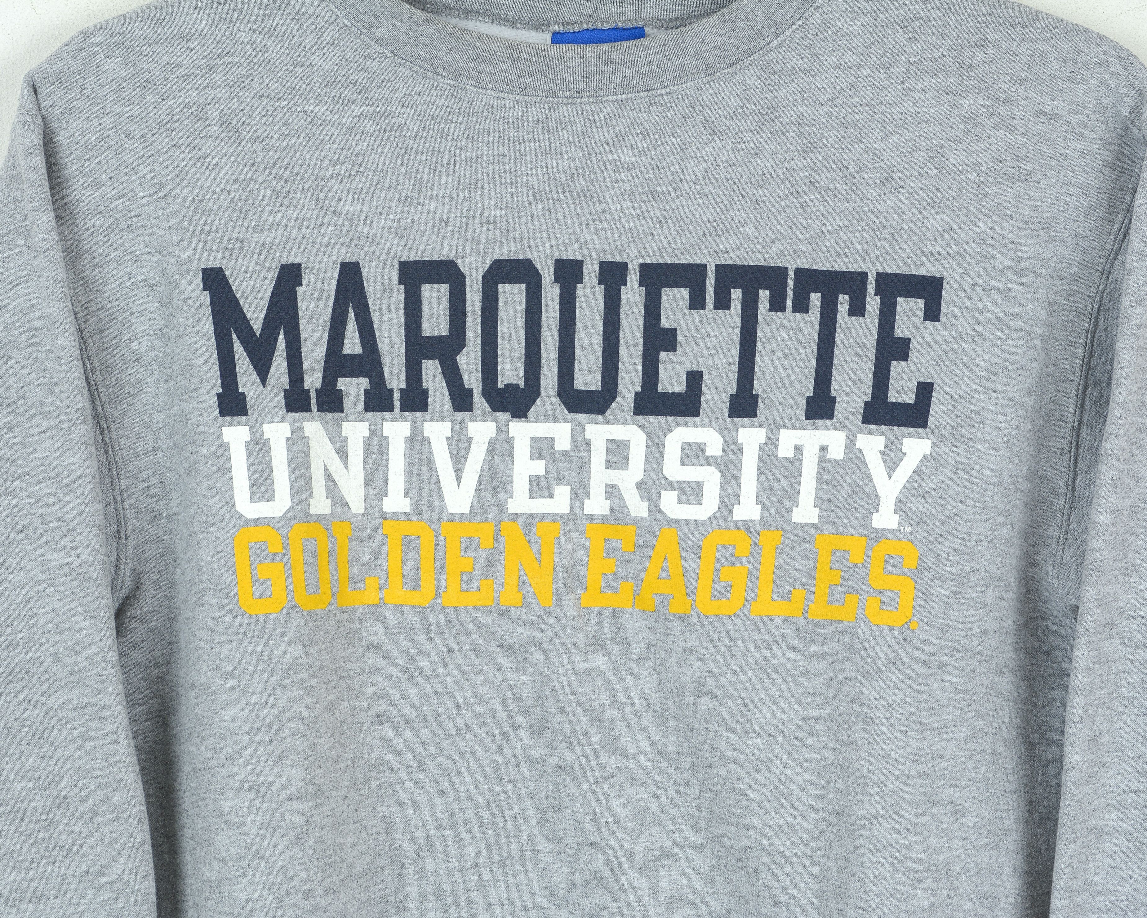 Champion Men S Marquette University Golden Eagles Pullover Jumper Top Size US S / EU 44-46 / 1 - 6 Thumbnail