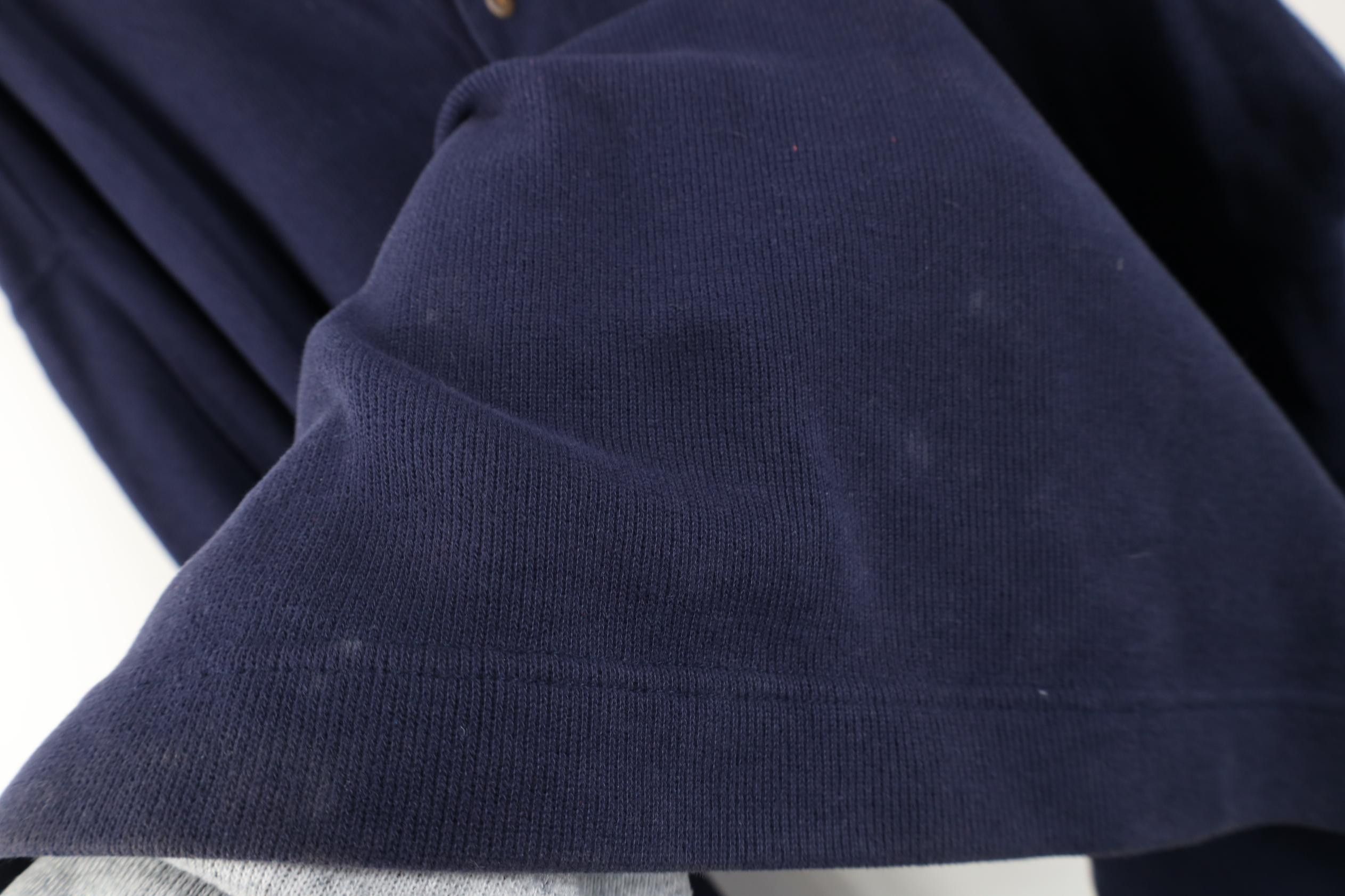 Vintage Vintage 90s Streetwear Ribbed Knit Henley T-Shirt Blue Size US XXL / EU 58 / 5 - 7 Thumbnail