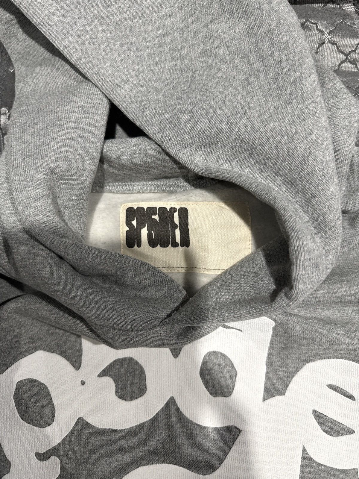 Sp5der Spider, dark heat, gray beluga hoodie, size small Size US S / EU 44-46 / 1 - 5 Thumbnail