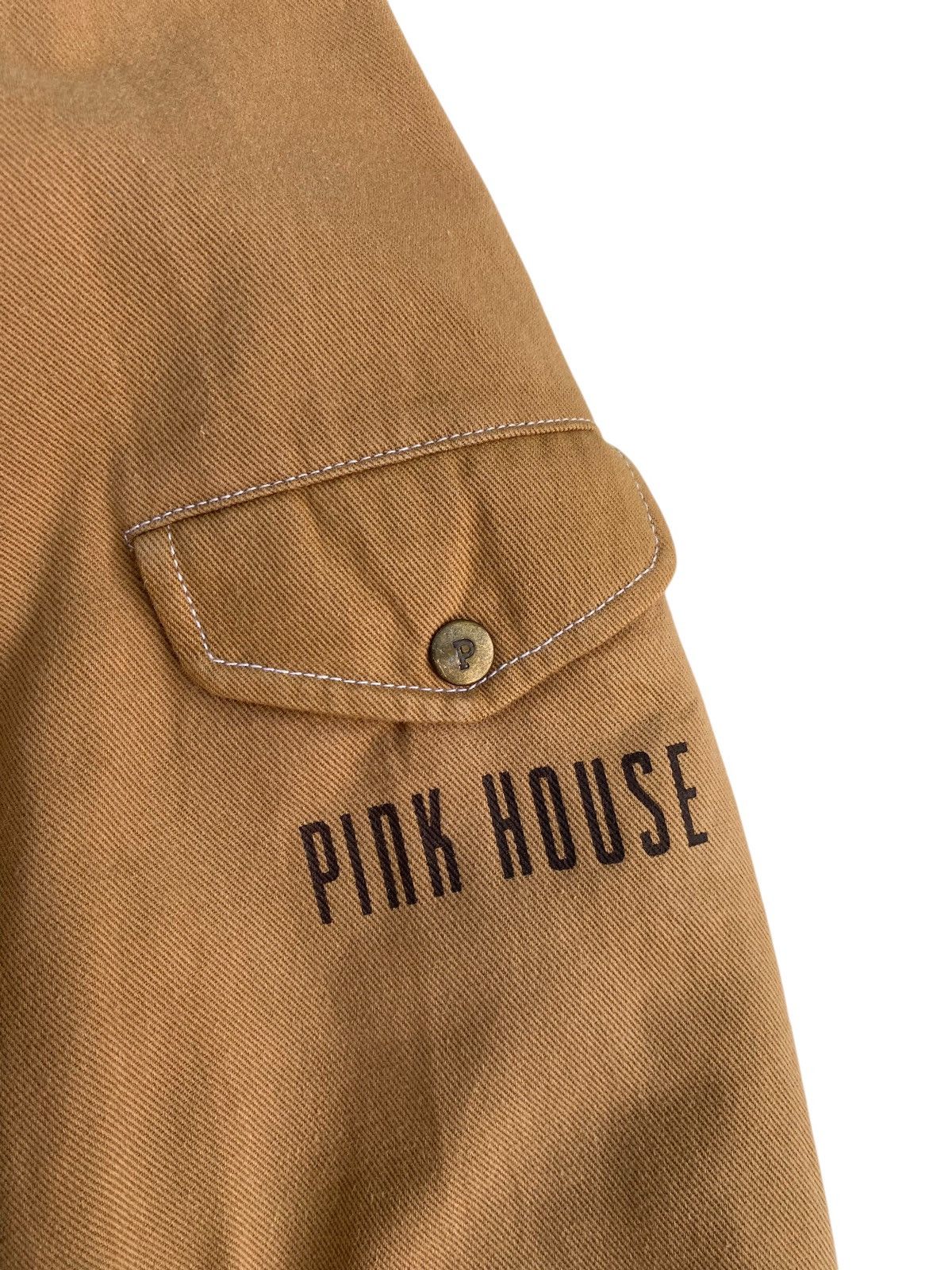 Pink House × Vintage Vtg Pink House Bomber Jacket Style Size US M / EU 48-50 / 2 - 6 Thumbnail