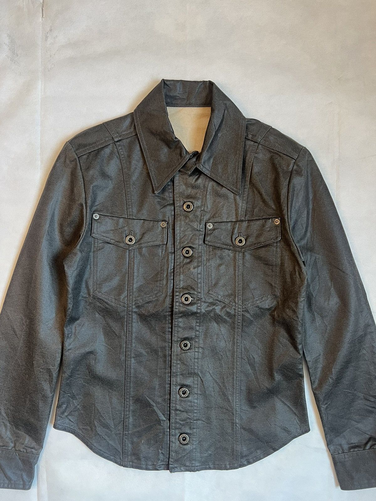 5351 POUR LES HOMMES 5351 Pour Les Hommes Japanese Brand Designer Trucker Jacket Size US M / EU 48-50 / 2 - 2 Thumbnail
