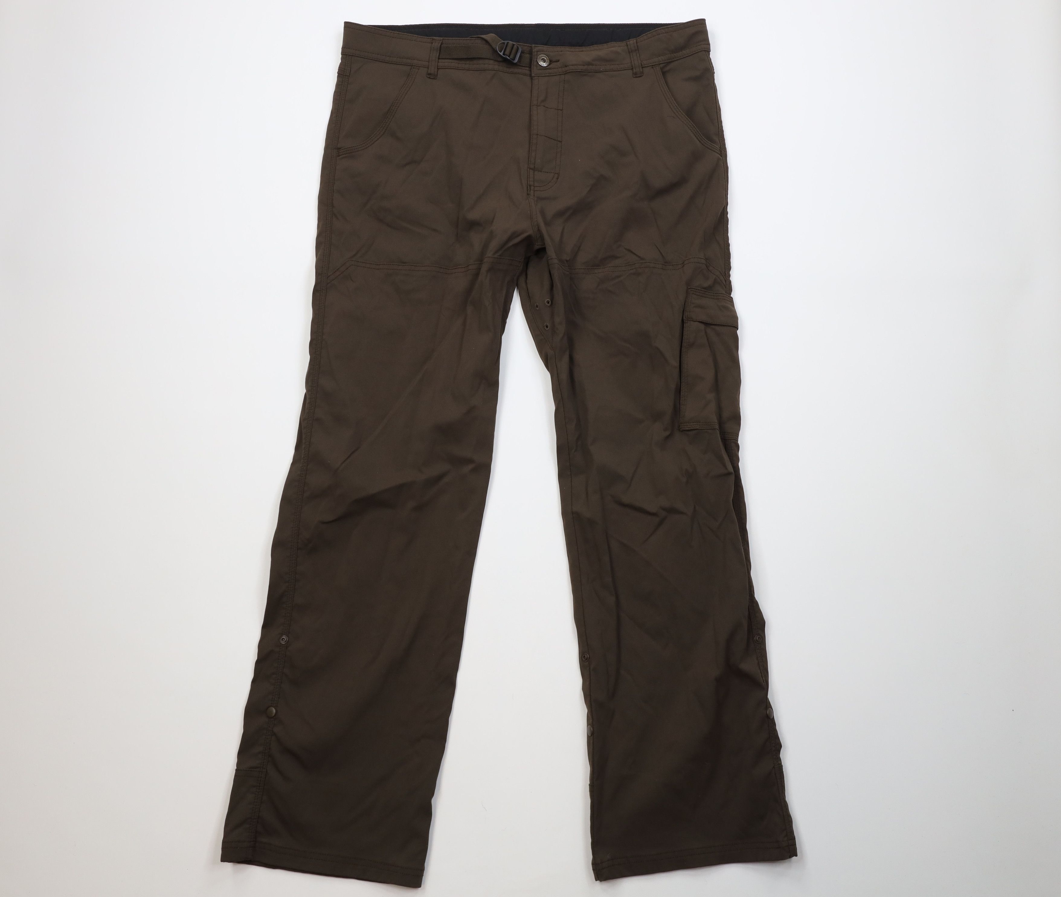 Prana prAna Breathe Belted Stretch Zion Hiking Cargo Pants Brown Size US 40 / EU 56 - 1 Thumbnail