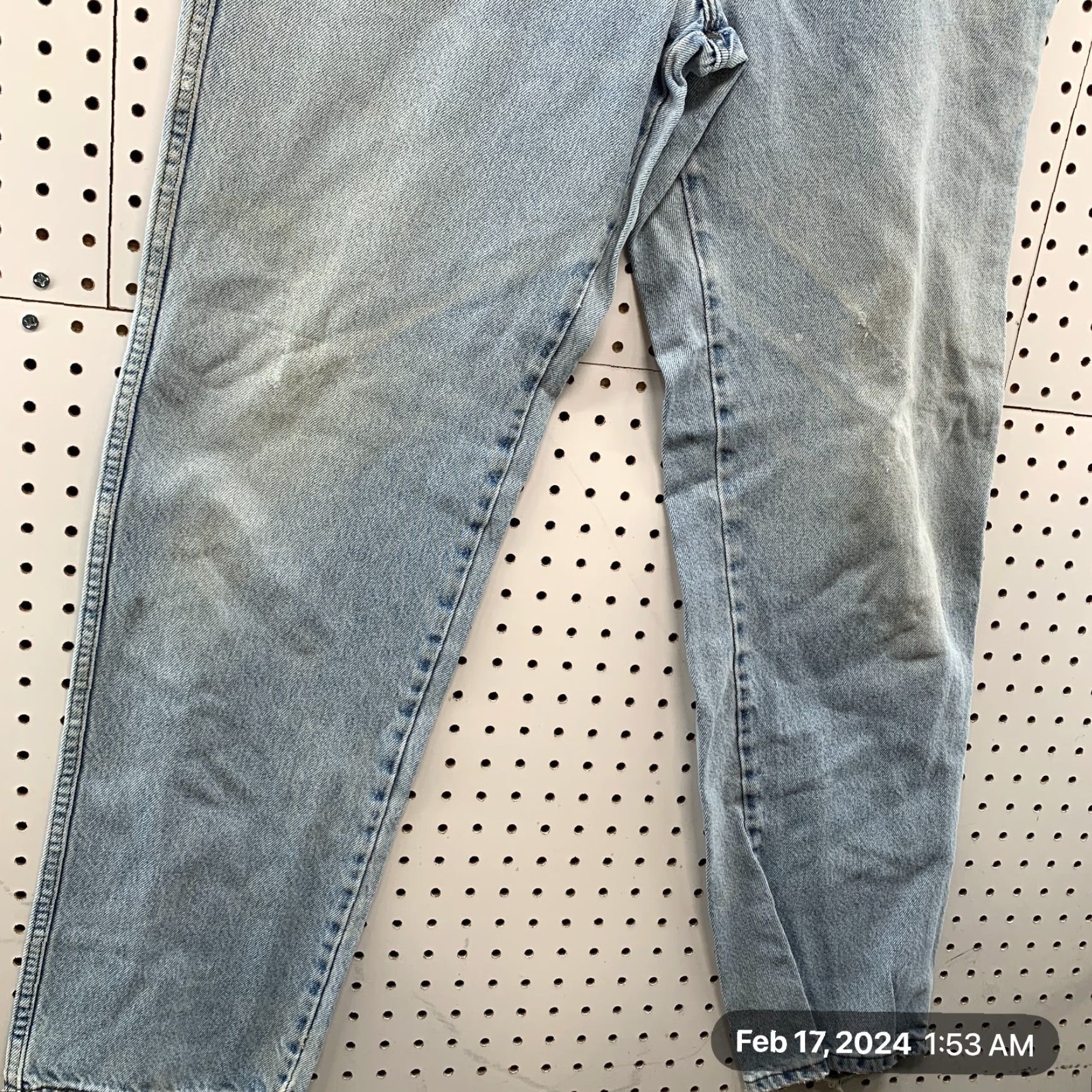 Harley Davidson VINTAGE Harley-Davidson Blue Denim Jeans Mens Regular Fit 32x30 Distressed USA Size US 32 / EU 48 - 5 Thumbnail