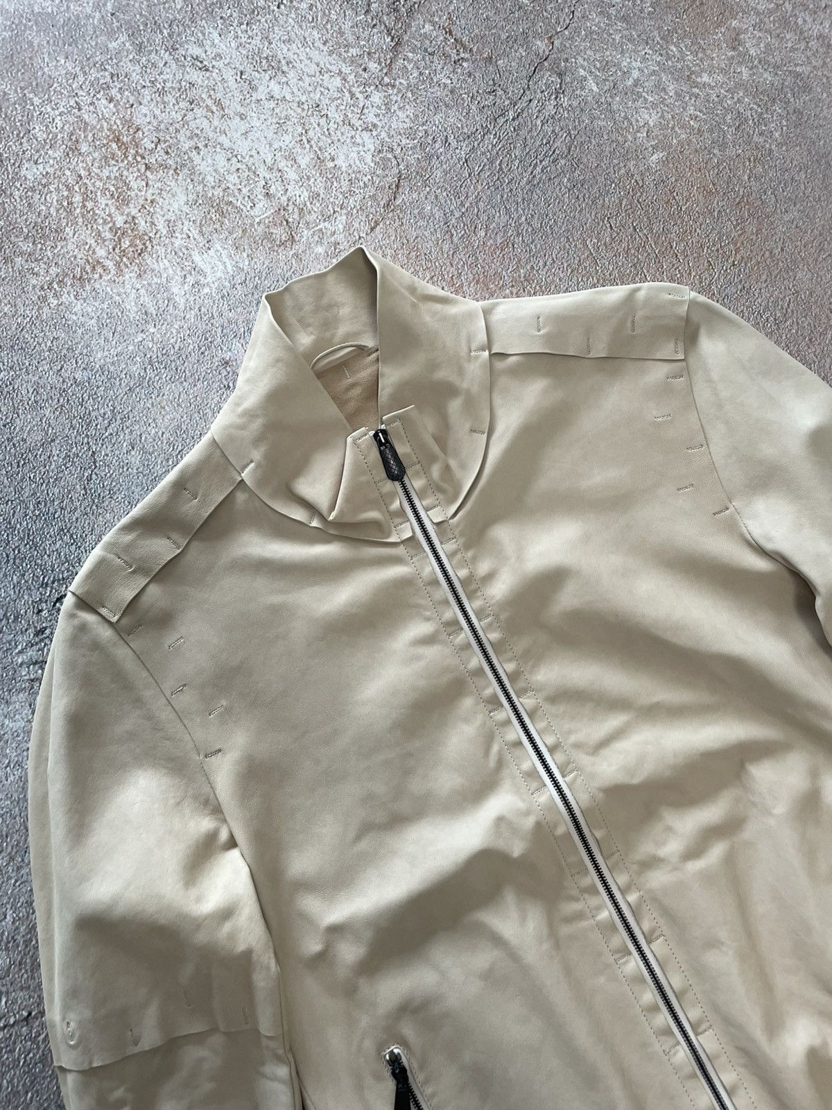 Bottega Veneta Bottega Veneta Light Leather Jacket Size S / US 4 / IT 40 - 3 Thumbnail