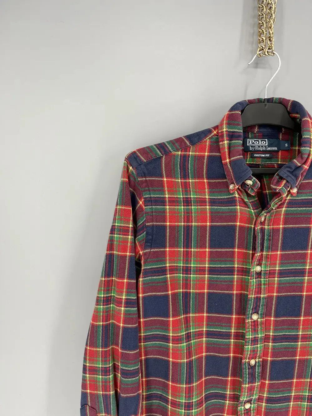 Polo Ralph Lauren Vintage Flannel Polo Raplh Lauren Plaid Shirt Travis style Size US S / EU 44-46 / 1 - 4 Thumbnail