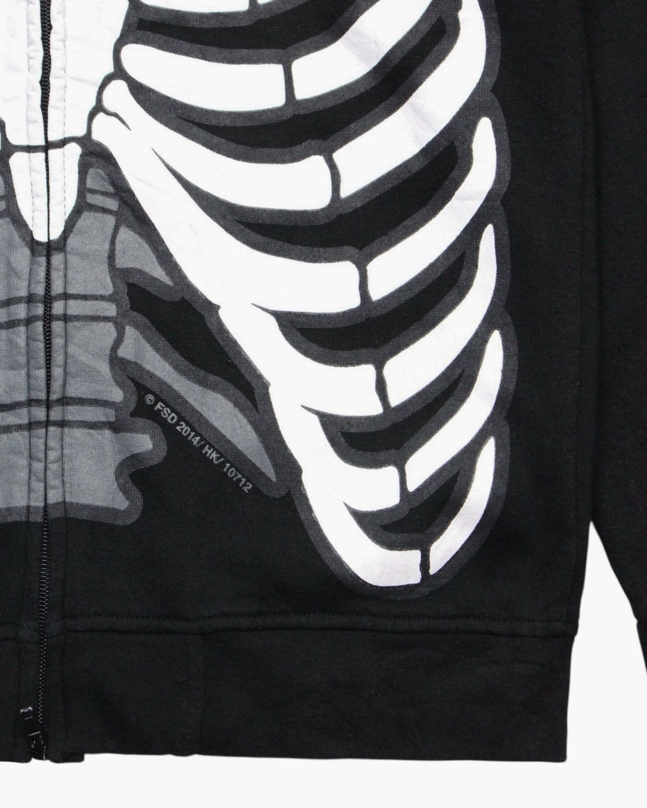 Hysteric Glamour 2000S FSD FOUR SEASONS DESIGN DEATH VISION FULL-ZIP HOODIE Size US L / EU 52-54 / 3 - 4 Thumbnail