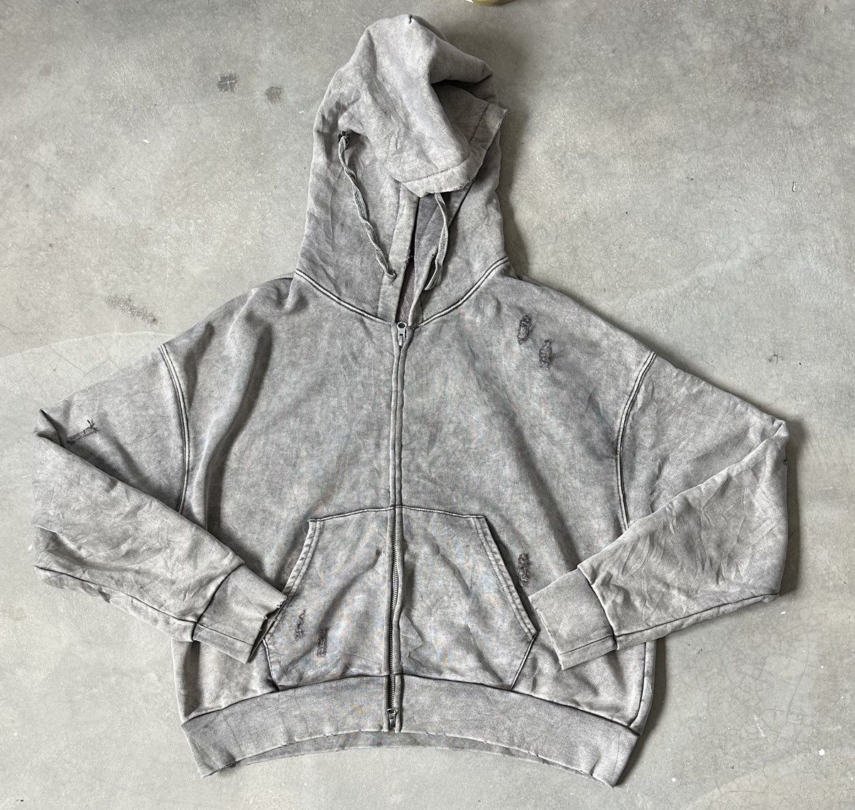 Japanese Brand VINTAGE JEANESIS DISTRESSED HOODIE Size US XL / EU 56 / 4 - 1 Thumbnail