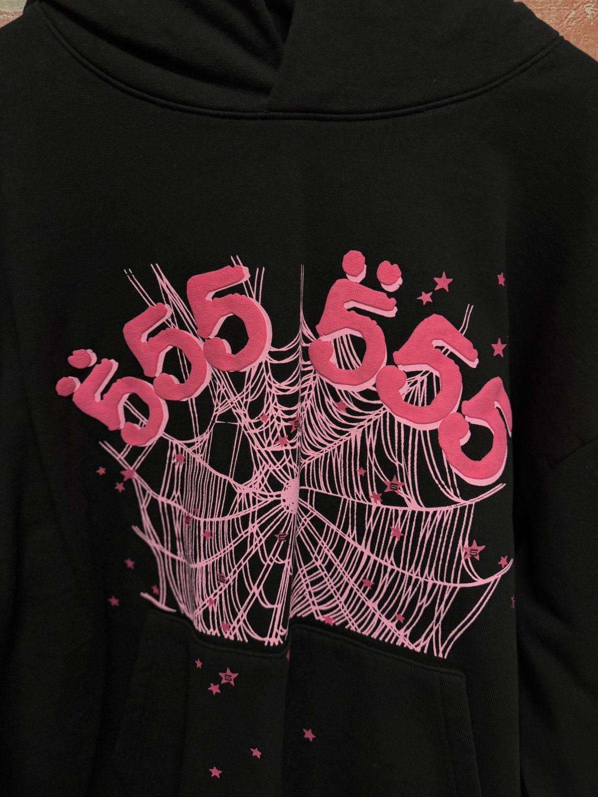 Sp5der Sp5der Pink Black Hoodie Size XXL (NEW) Size US XXL / EU 58 / 5 - 3 Thumbnail