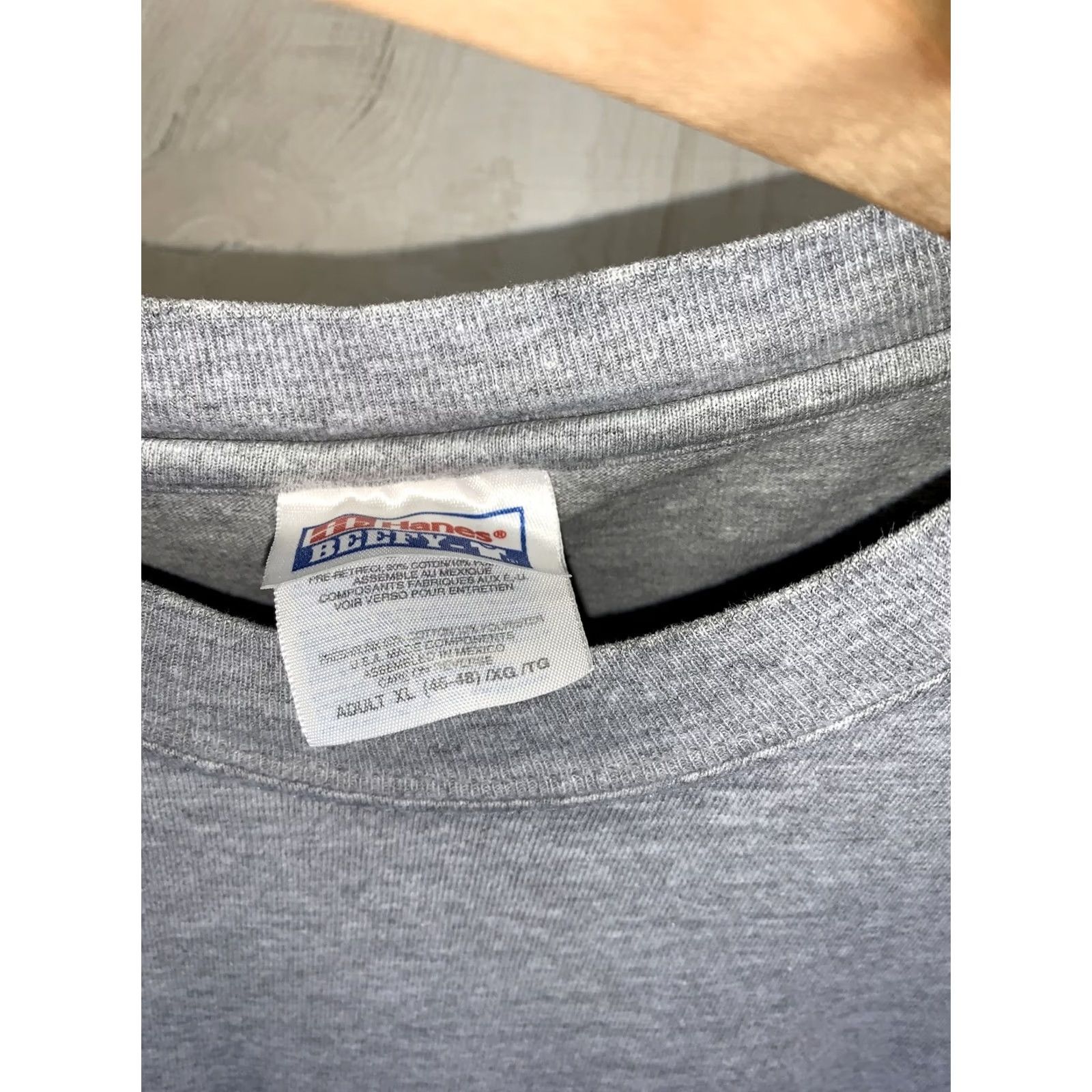 Hanes Hanes Timerbland Eyewear Mens XL Gray Short Sleeve T Shirt #3642 Size US XL / EU 56 / 4 - 5 Thumbnail