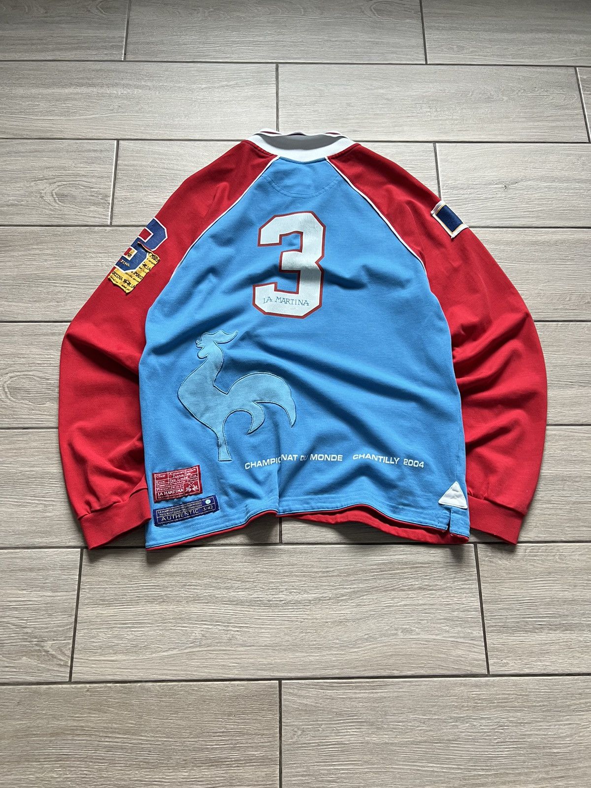 Japanese Brand × Vintage Polo Ralph Lauren Style La Martina Rugby Sweatshirt France Size US XL / EU 56 / 4 - 10 Thumbnail