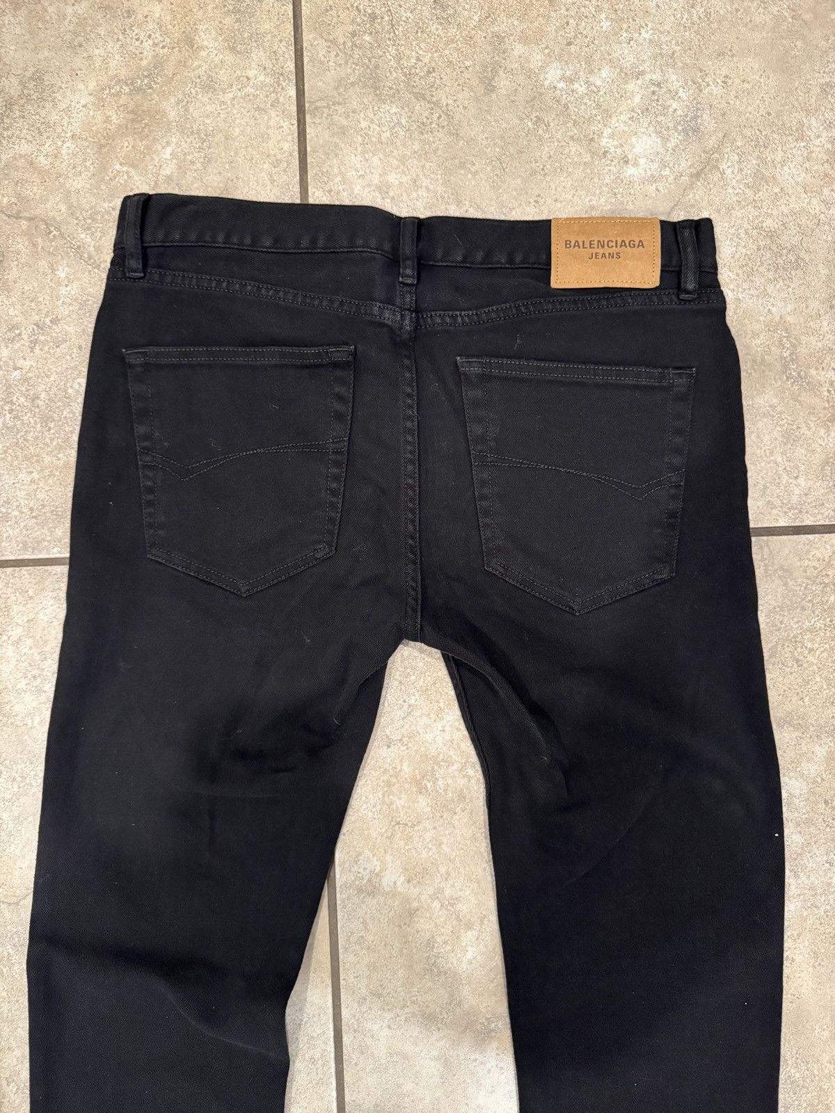 Balenciaga Skinny denim pants black denim Size 30" / US 8 / IT 44 - 3 Thumbnail