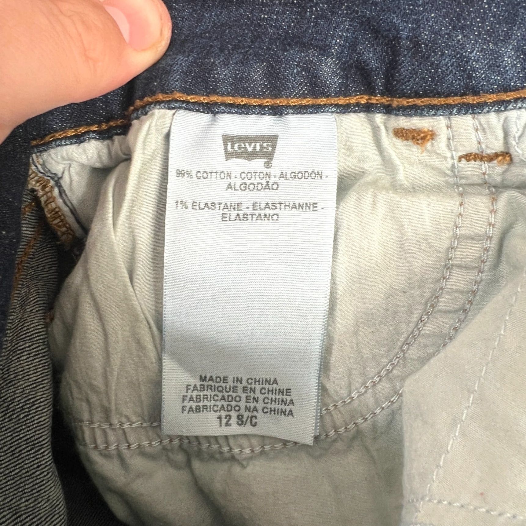 Levi's LEVI'S 526 Bootcut Jeans Womens 12 Blue Stretch Flap Pockets Size 34" / US 12 / IT 48 - 7 Thumbnail