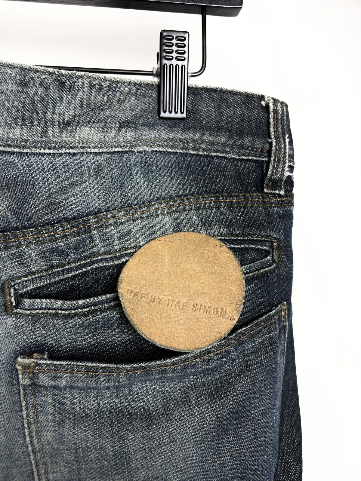 Raf Simons Raf By Raf Simons Faded Indigo Denim Jeans Distressed Size US 32 / EU 48 - 7 Thumbnail
