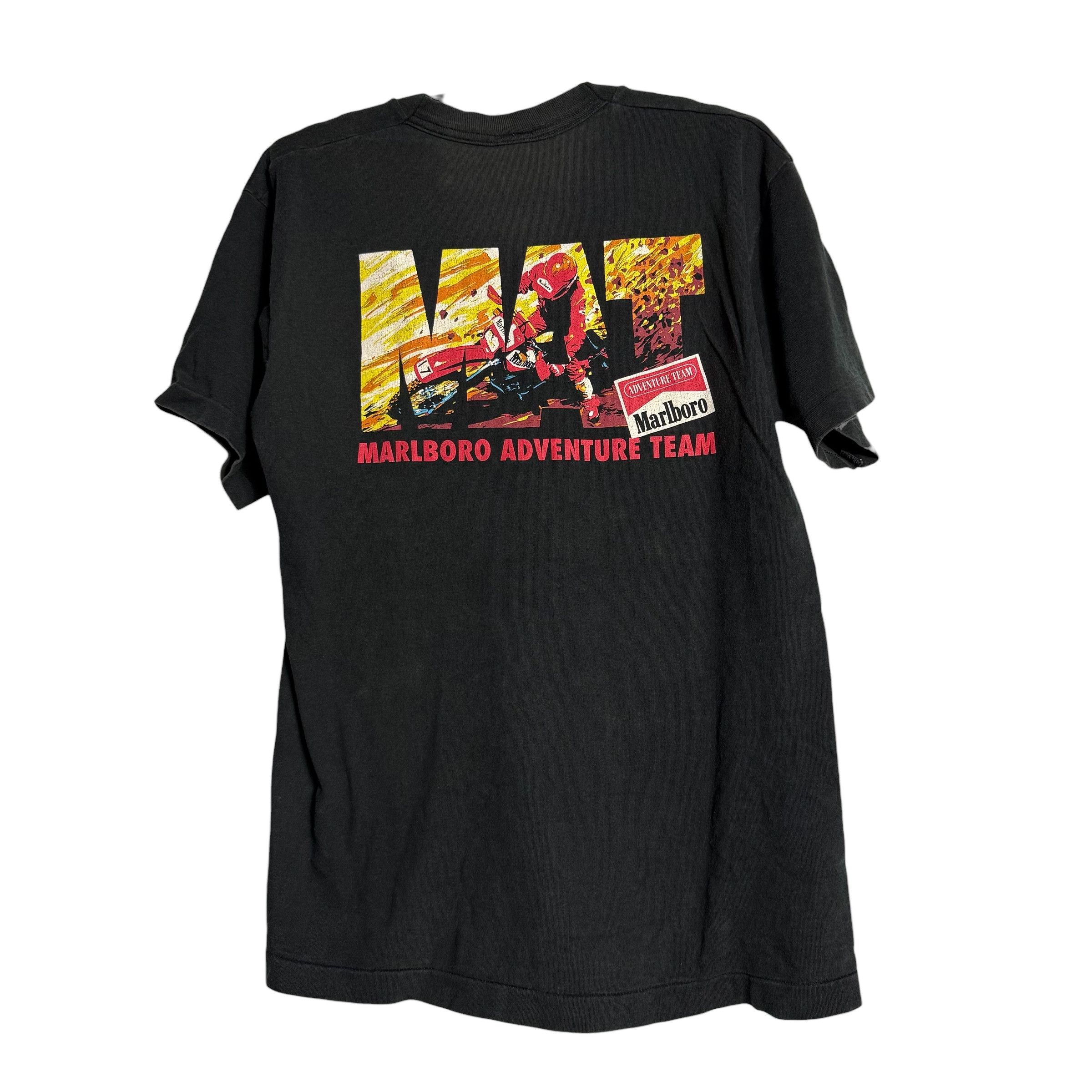 Marlboro 🔥RARE🔥Vintage Marlboro Selvedge T-shirt Single Stich Size US L / EU 52-54 / 3 - 1 Thumbnail
