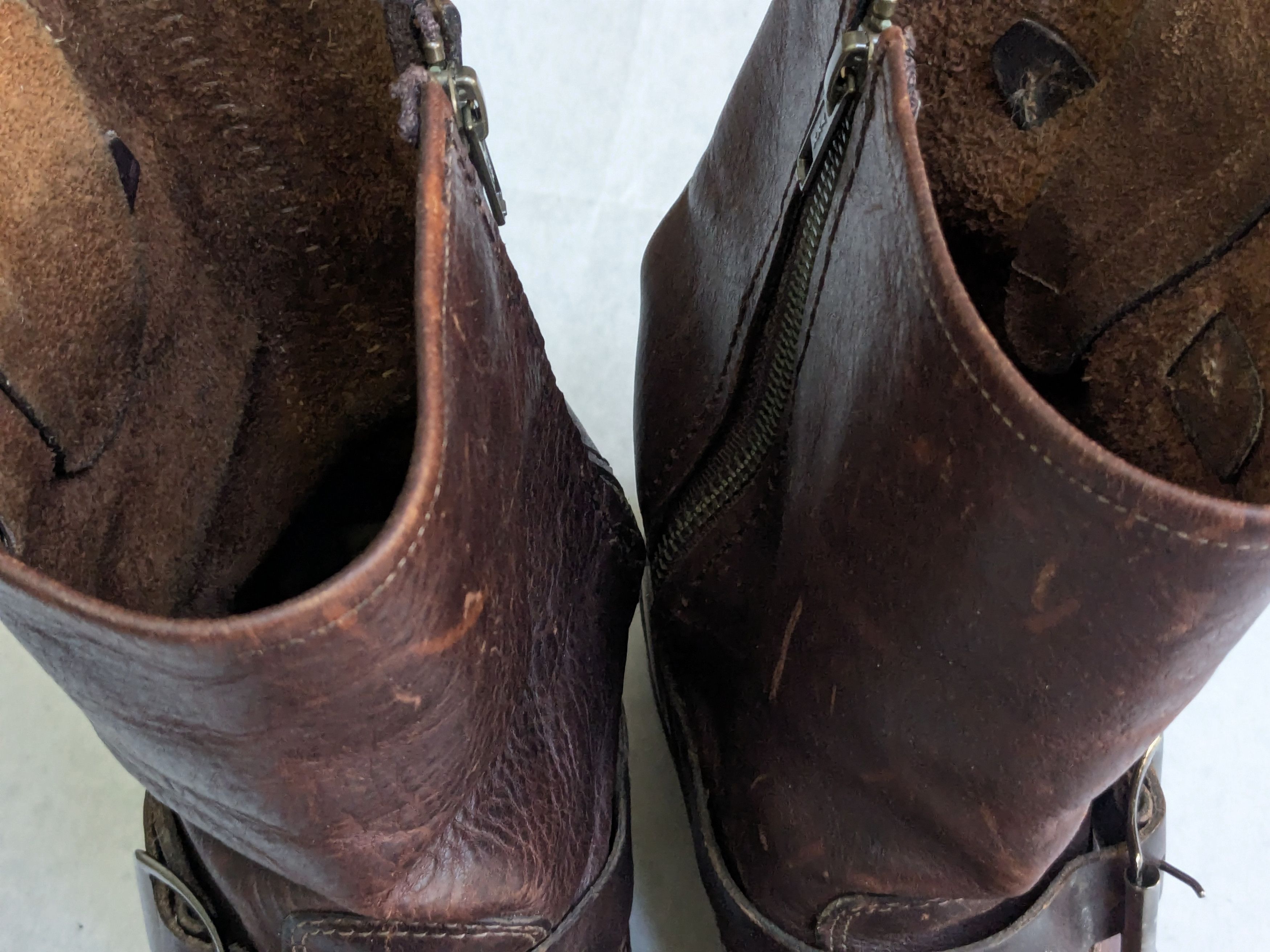 Frye Frye Engineer Boots Brown Leather 9 M Buckle Size US 9 / EU 42 - 2 Thumbnail