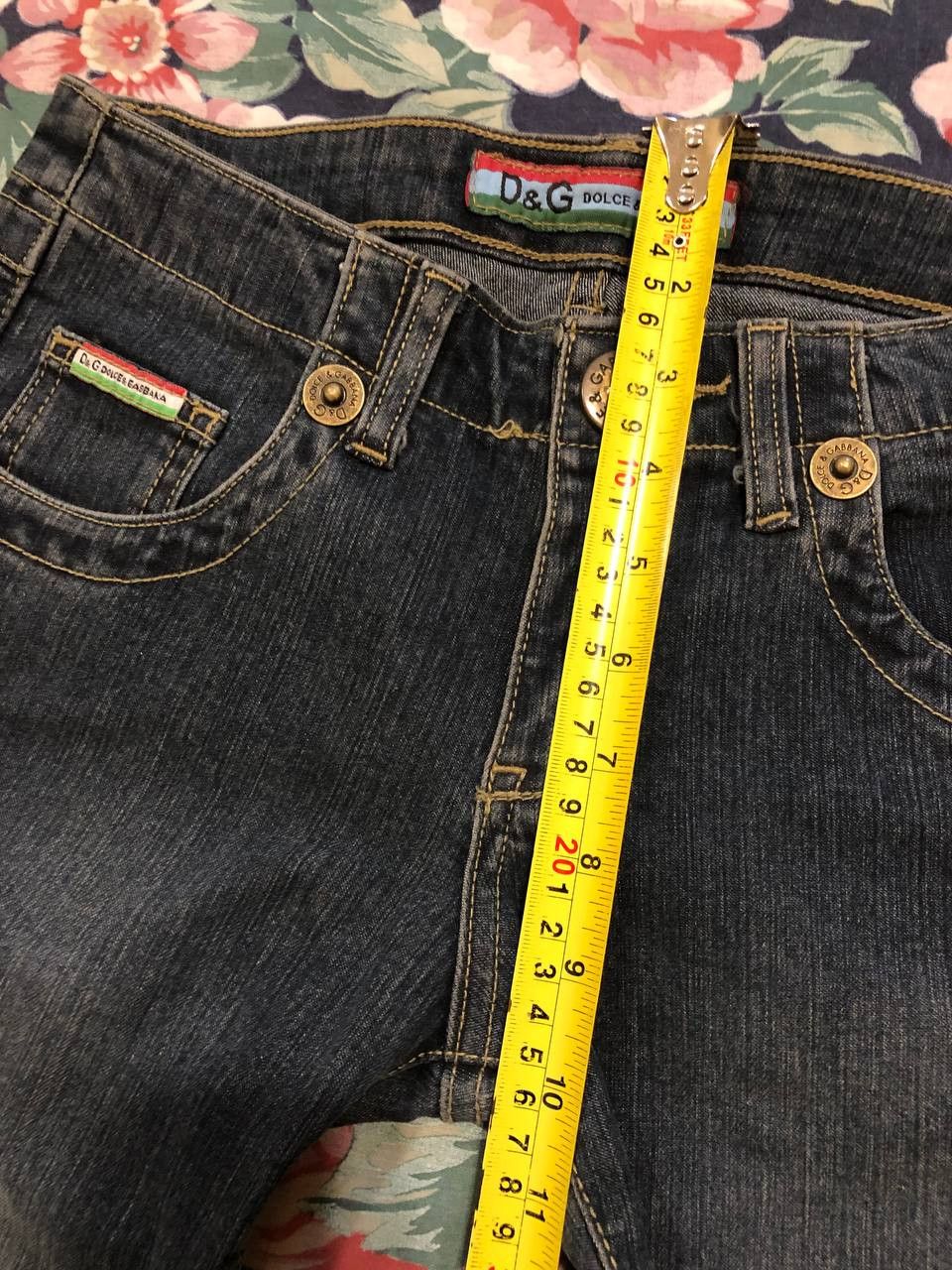 Dolce & Gabbana blue jeans Vintage Y2K Dolce&Gabbana luxury Denim pants Size 29" - 16 Thumbnail