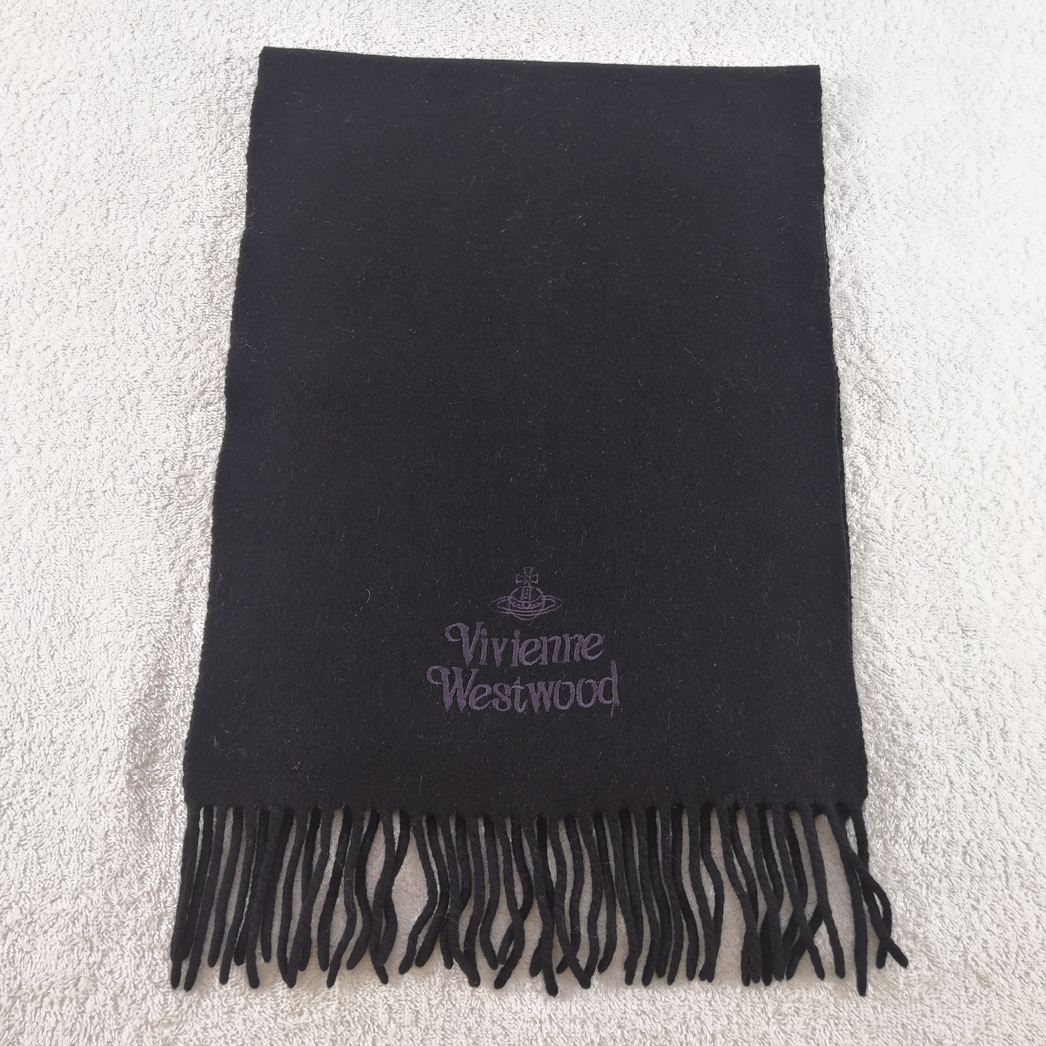 Vintage × Vivienne Westwood Vintage Vivienne Westwood Orbs Scarf Wool Scarves. Size ONE SIZE - 3 Thumbnail