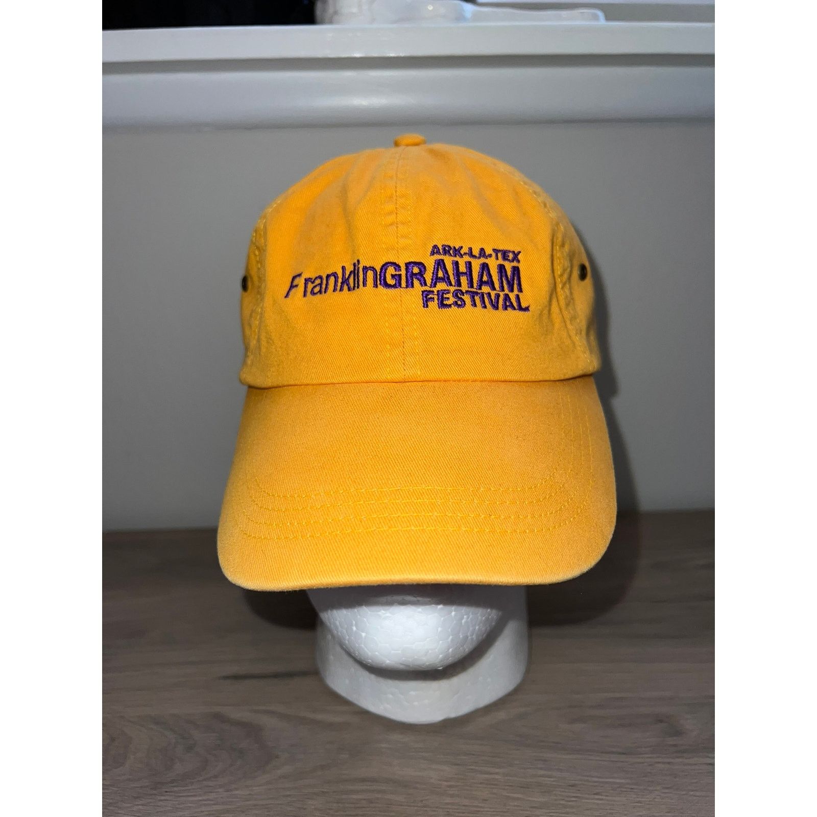 Big Bud Press Franklin Graham Festival Hat Ark La Tex Cap yellow Purple OS Size ONE SIZE - 1 Thumbnail