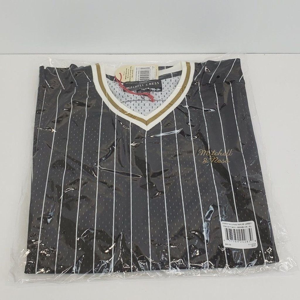 Mitchell & Ness Mitchell & Ness Basketball Essential Pinstripe Jersey Shirt Size US XL / EU 56 / 4 - 7 Thumbnail