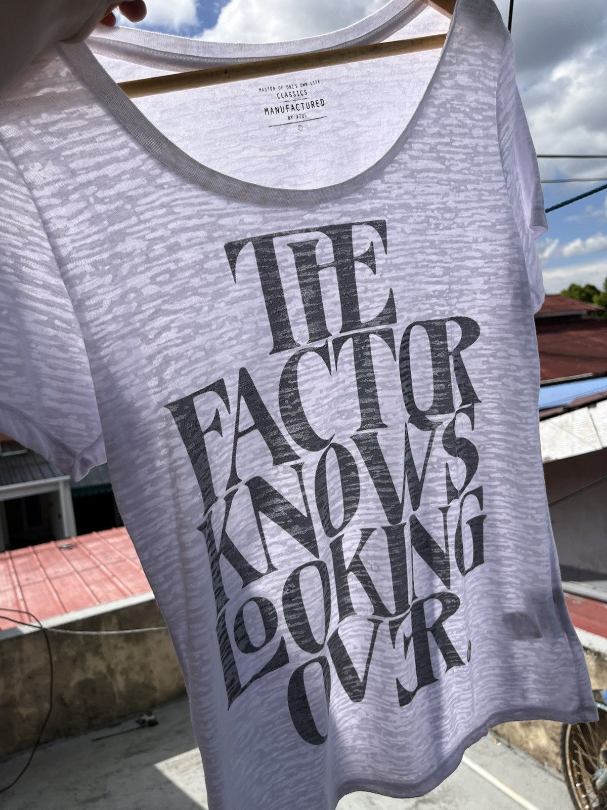 20471120 × Hysteric Glamour × Japanese Brand AZUL POEM THE FACTORY MESH TOP TEE Size US S / EU 44-46 / 1 - 6 Thumbnail