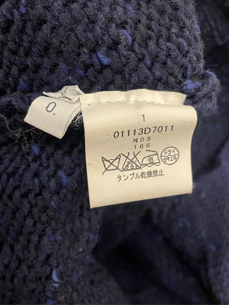 Thom Browne Thom Browne Blue and green colored woolen cardigan Size US XS / EU 42 / 0 - 6 Thumbnail