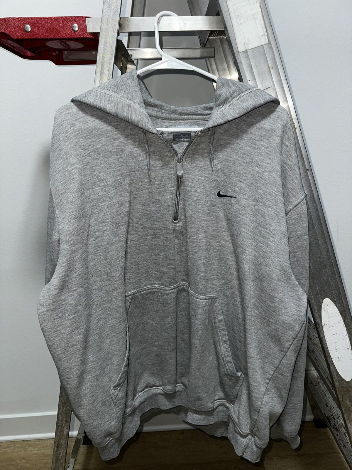 Nike Vintage Nike Quarter-Zip Hoodie Size US XL / EU 56 / 4 - 1 Thumbnail