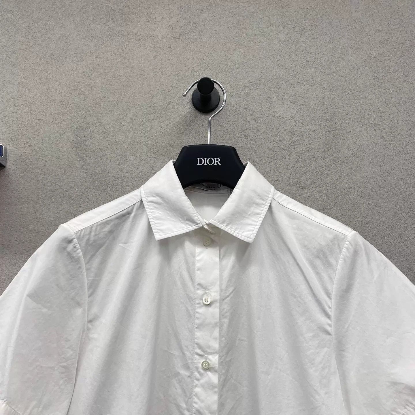 Dior DIOR Bee Embroidered White SS Shirt 34 Size XS / US 0-2 / IT 36-38 - 4 Thumbnail