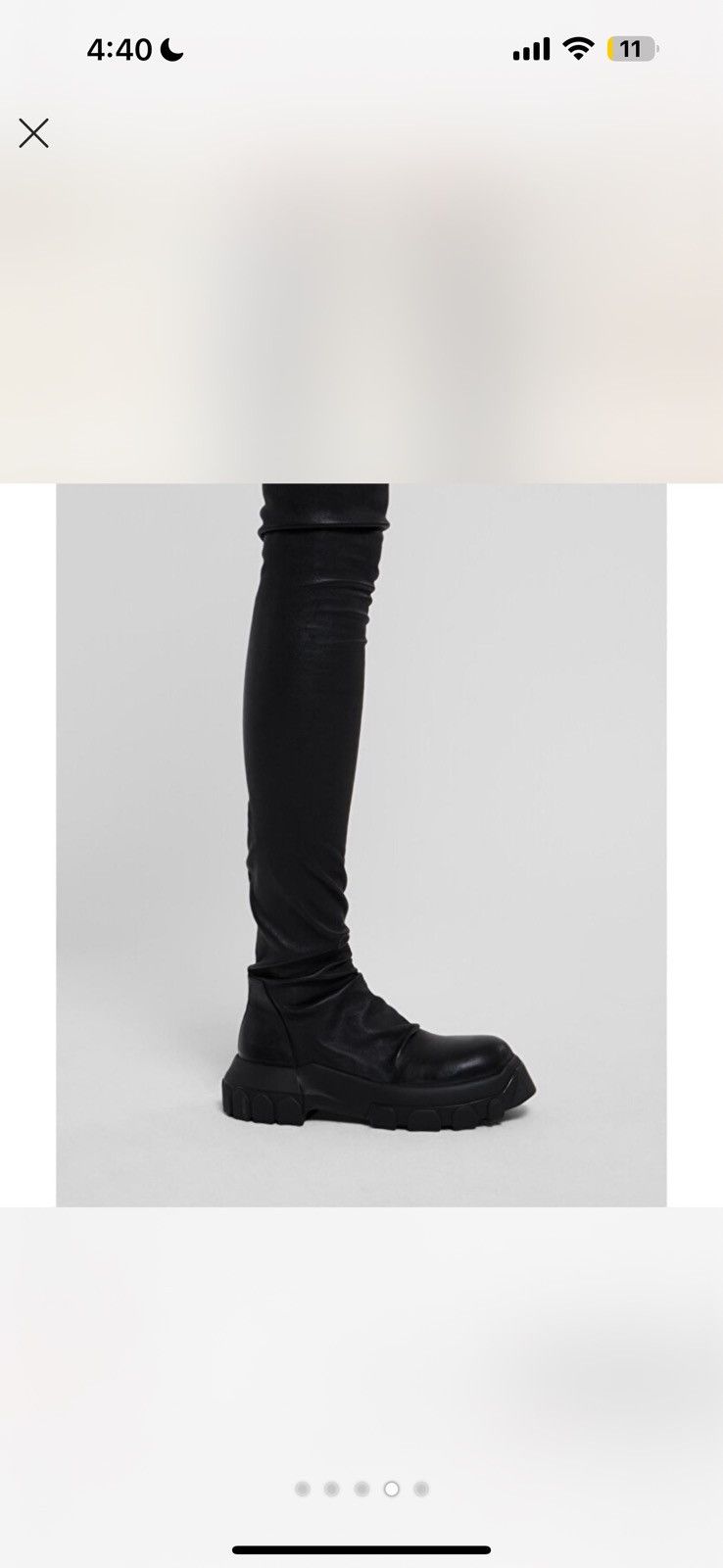 Rick Owens RICK OWENS Bozo Tractor Boots Size US 8.5 / IT 38.5 - 4 Thumbnail