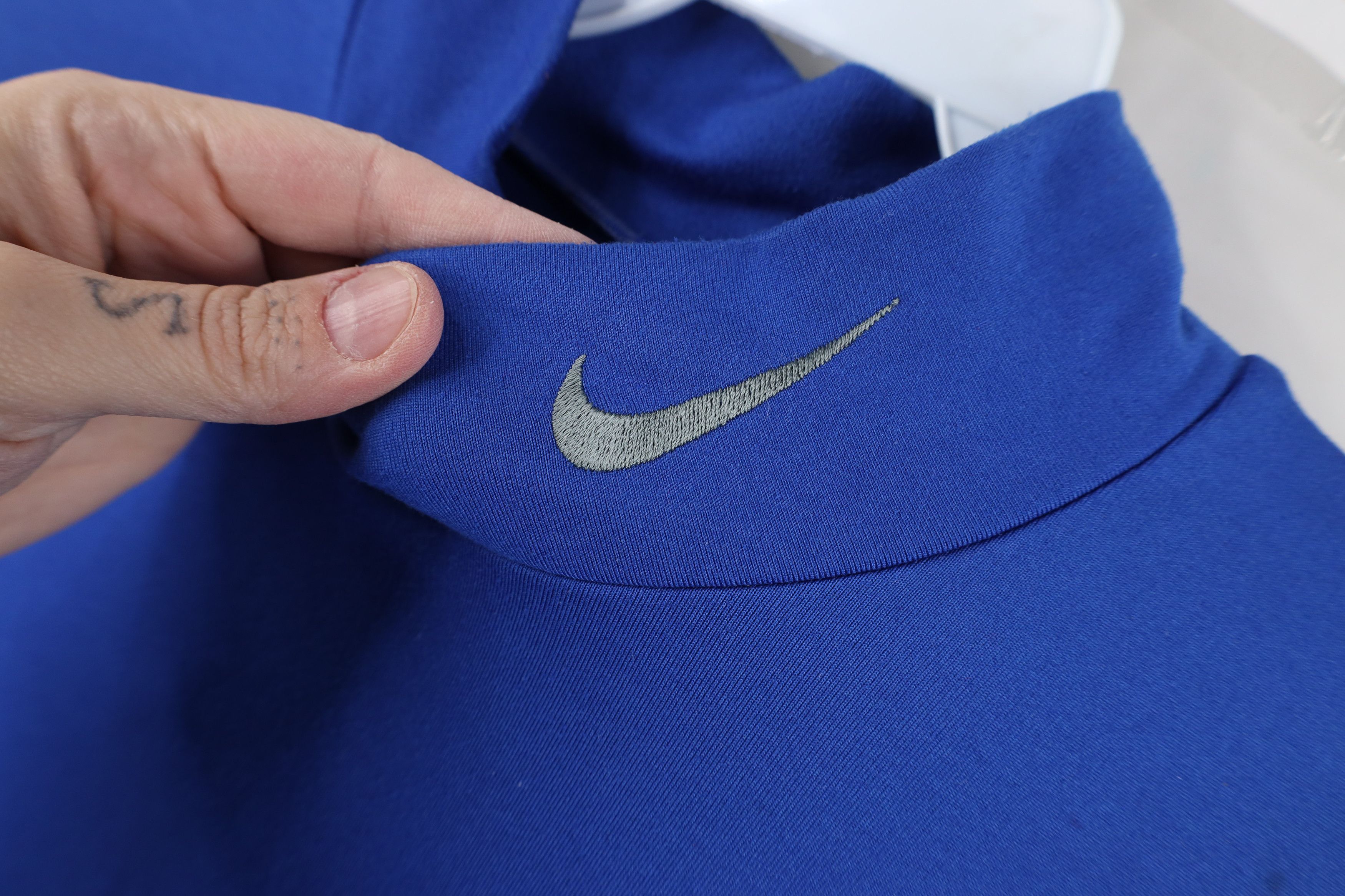 Nike Nike Pro Combat Lined Mock Neck Training Long Sleeve Shirt Size US XL / EU 56 / 4 - 4 Thumbnail