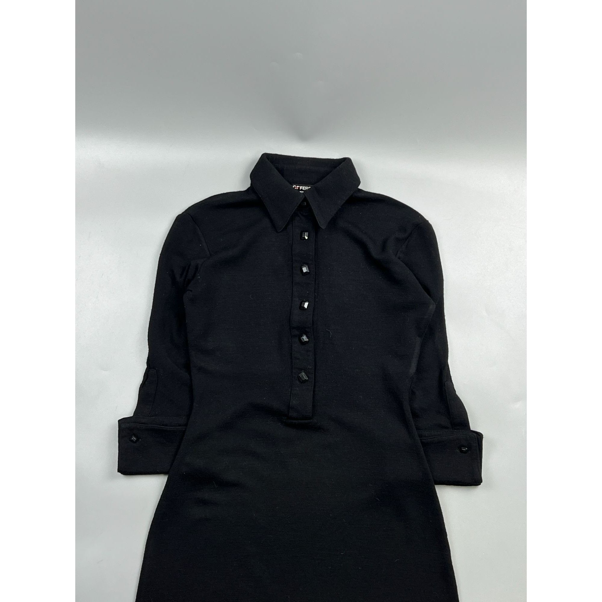 GF Ferre GF Ferre Collared Dress (Y0789) Size S / US 4 / IT 40 - 2 Thumbnail